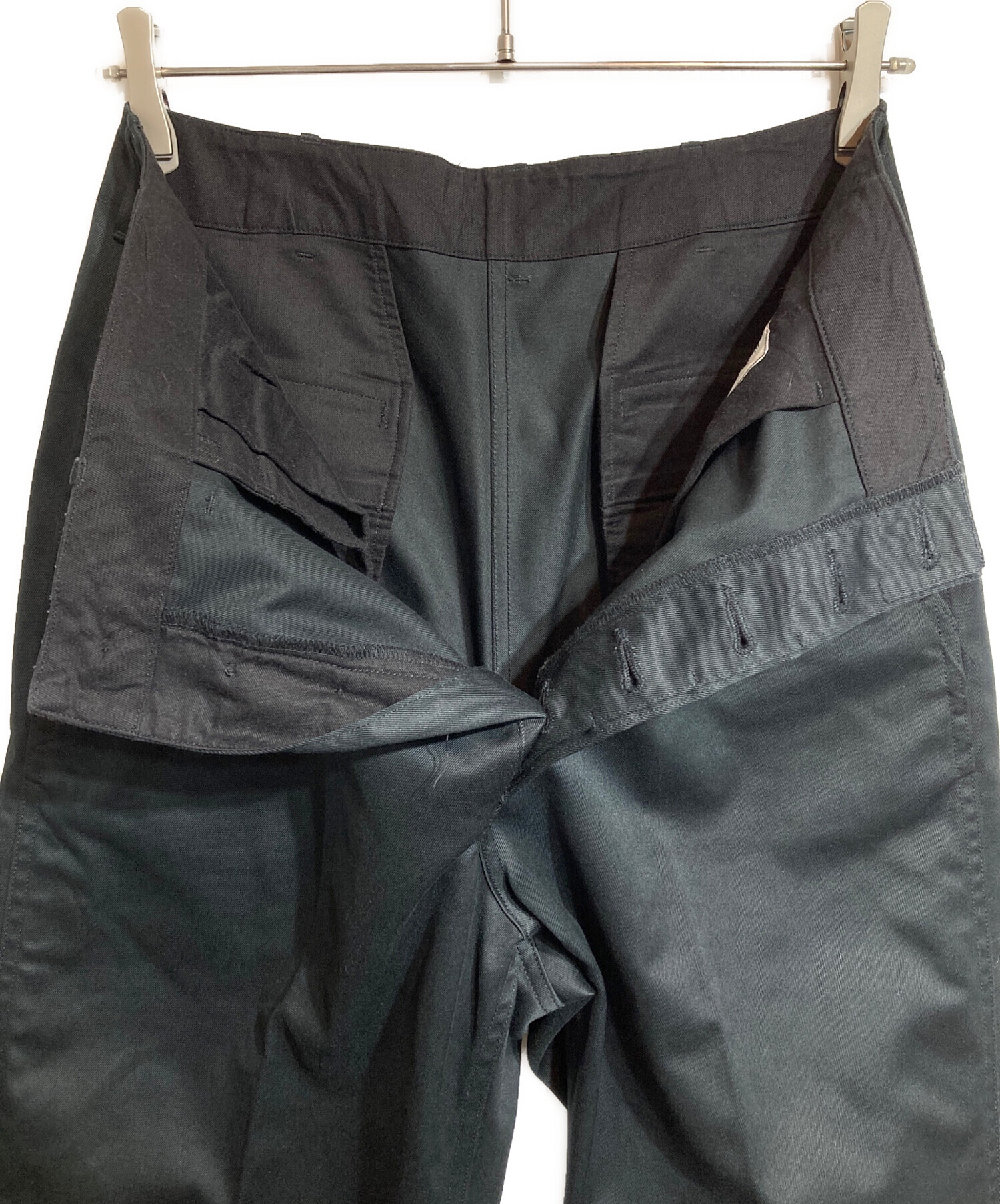 HYKE T/C TWILL ARMY CHINOS ブラック T／C TWILL ARMY CHINOS | HYKE (Women