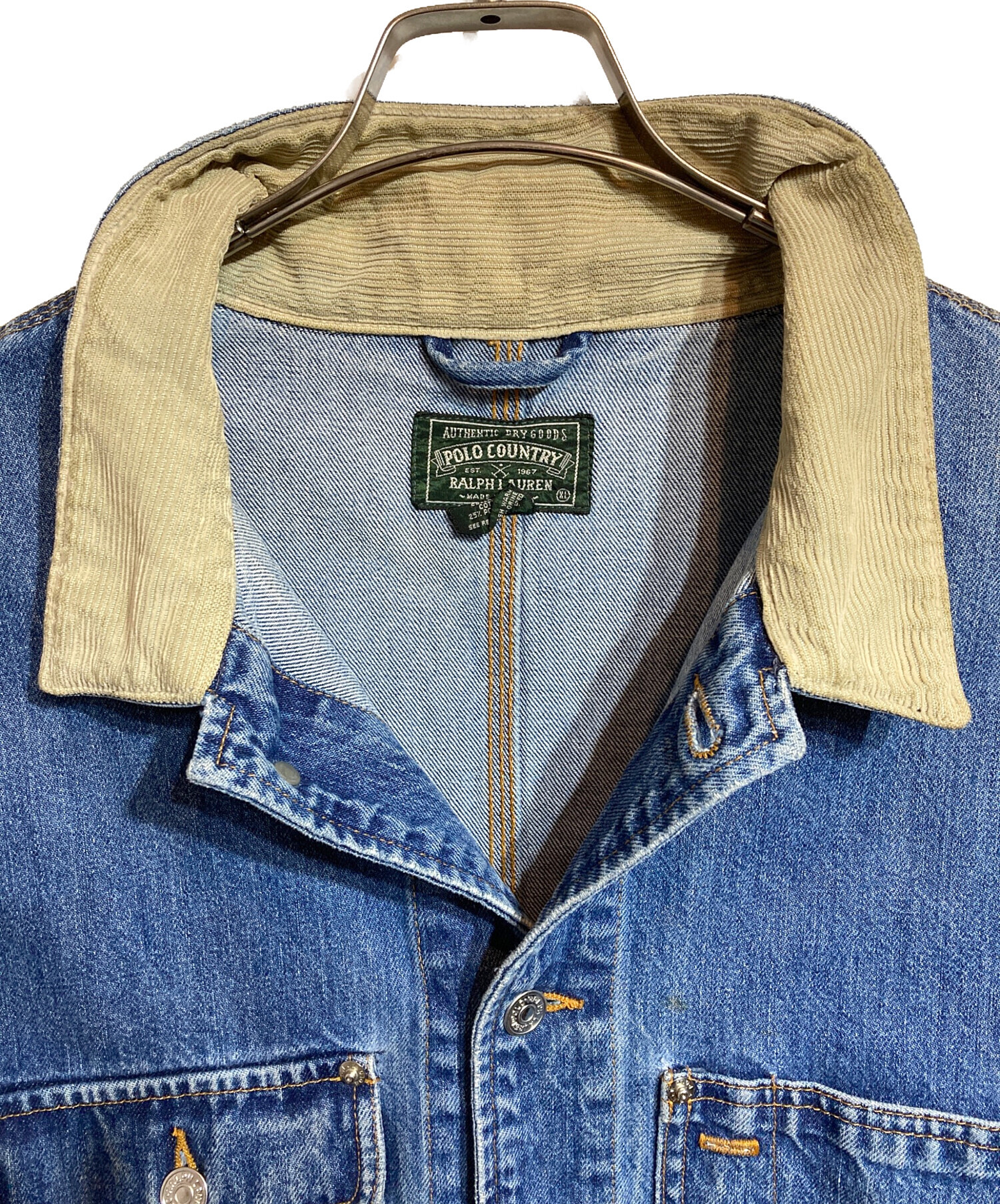 中古・古着通販】POLO COUNTRY (ポロカントリー) デニムジャケット