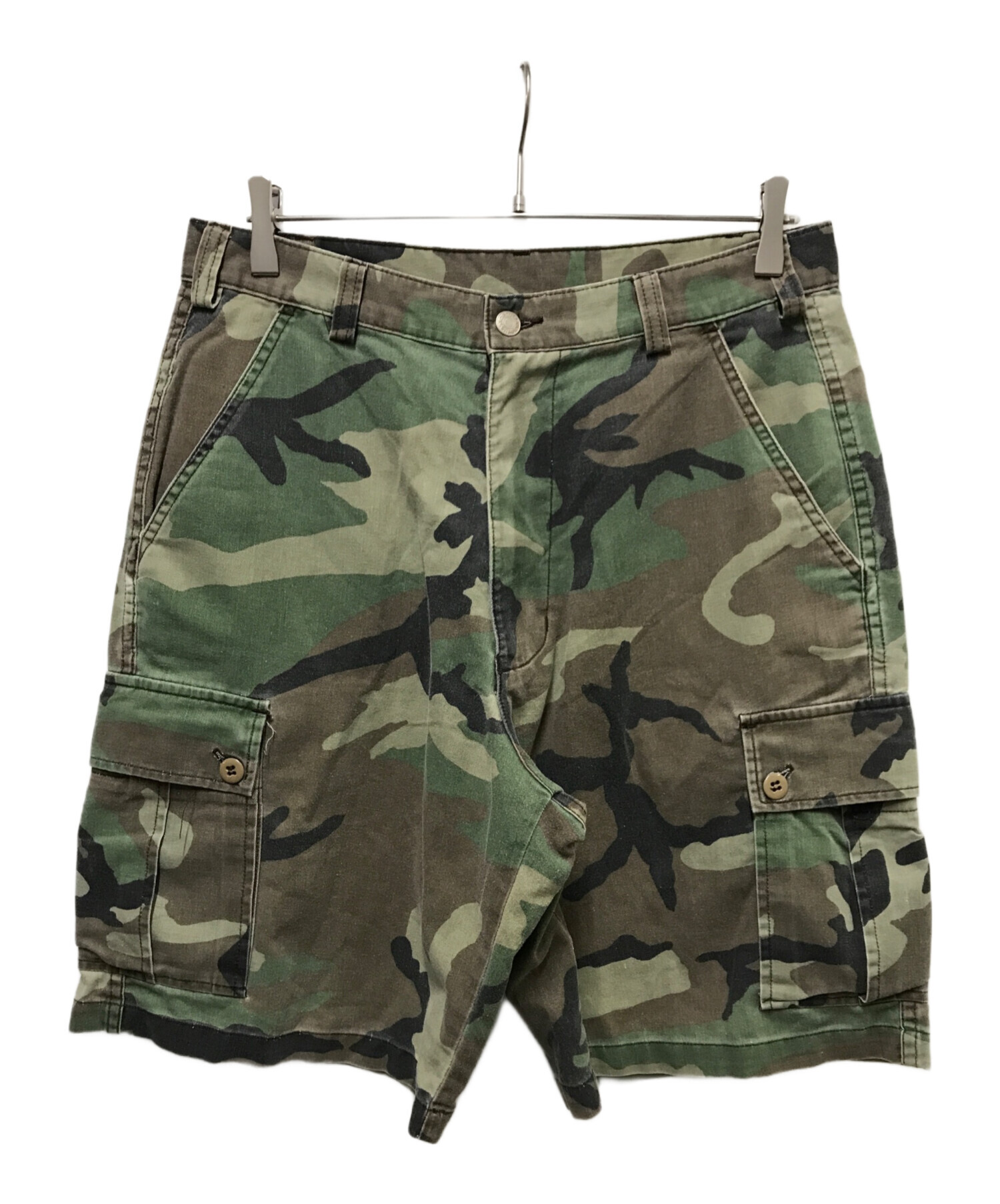 中古・古着通販】stussy (ステューシー) カモフラハーフパンツ