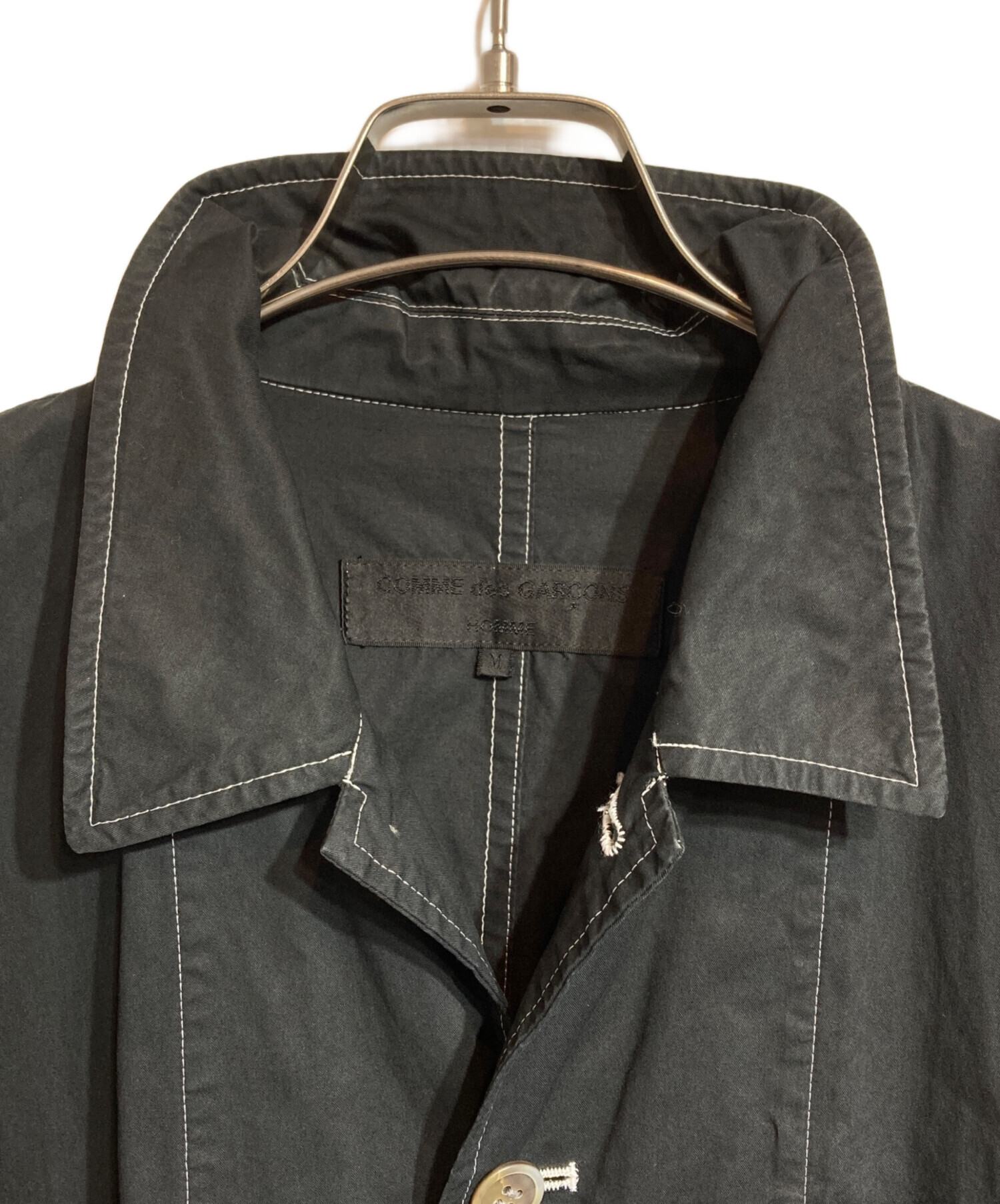 希少 90s コムデギャルソン オム 襟レザー ダックジャケット M 超希少 90s comme des garcons homme 襟レザー - メルカリ