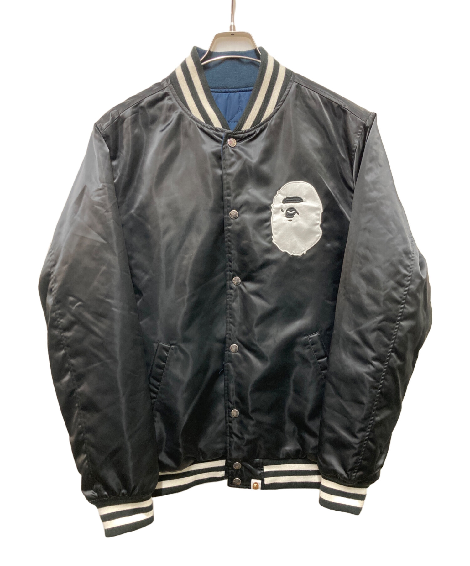 A Bathing Ape スカジャン Lサイズ A BATHING APE◇スカジャン/L/コットン/BLU : セカンド