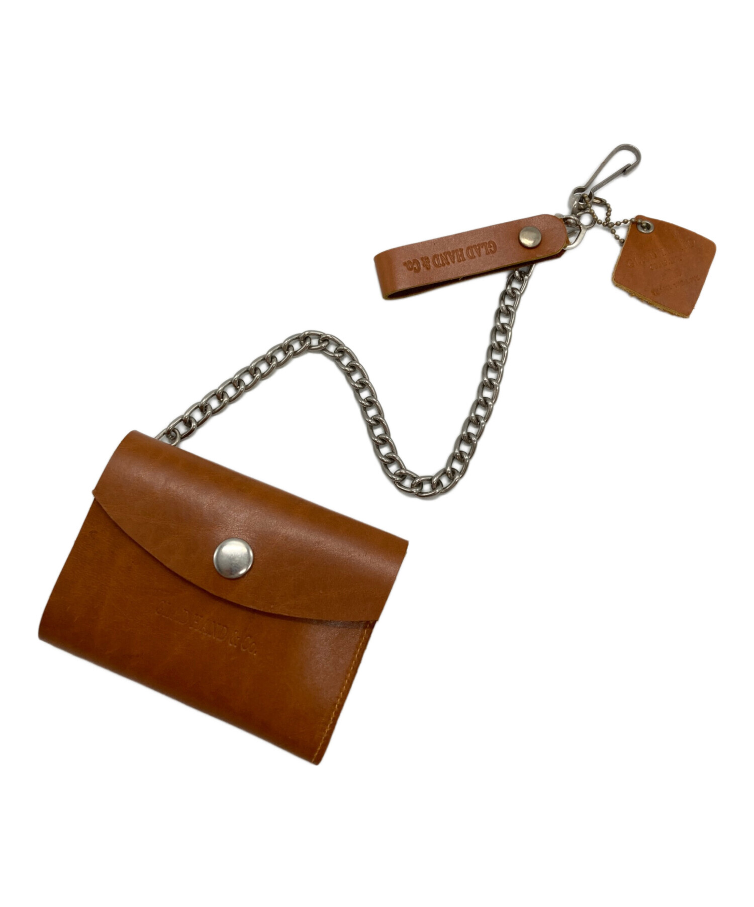 中古・古着通販】GLAD HAND (グラッドハンド) LEATHER T-bird ブラウン