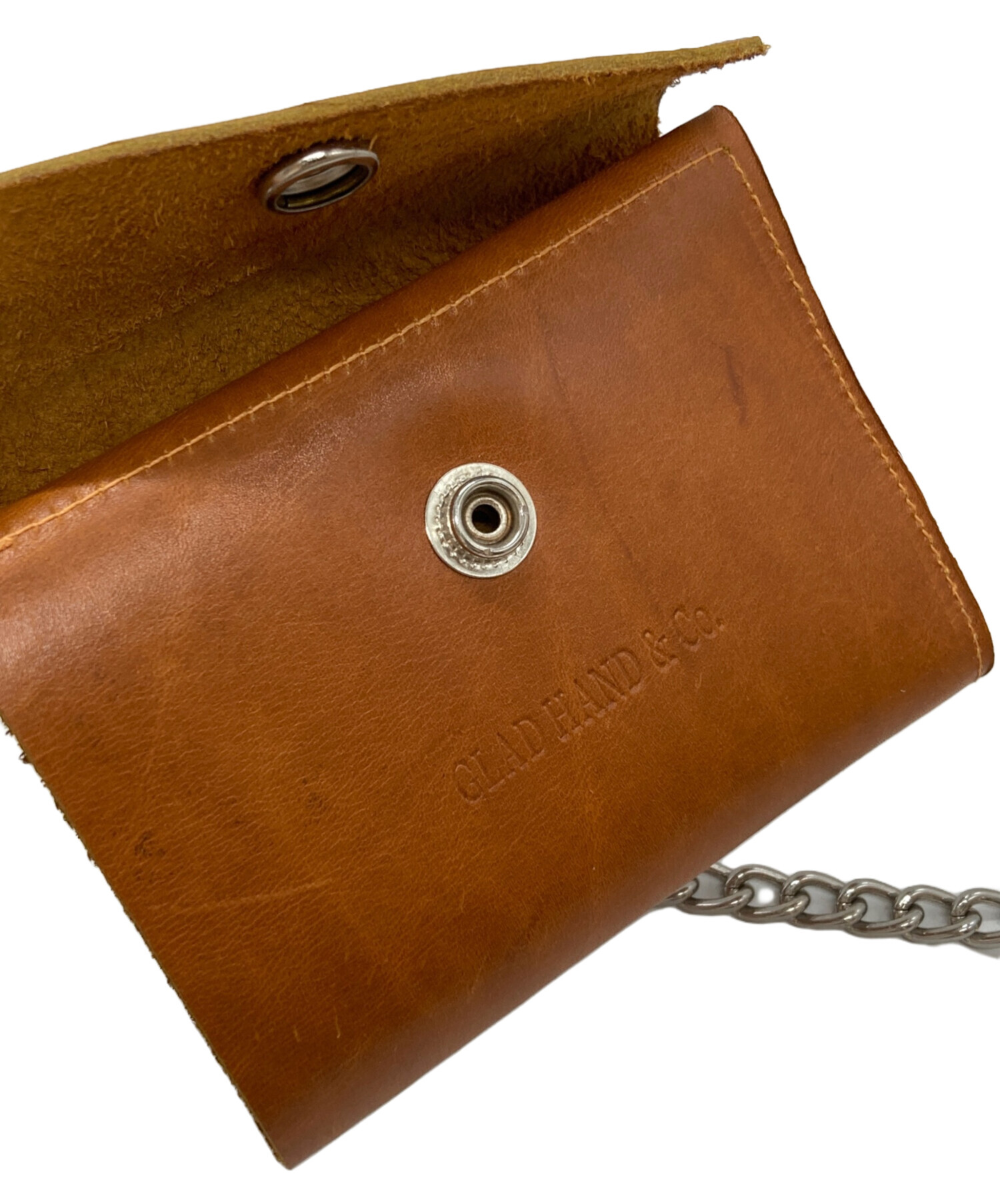 中古・古着通販】GLAD HAND (グラッドハンド) LEATHER T-bird ブラウン