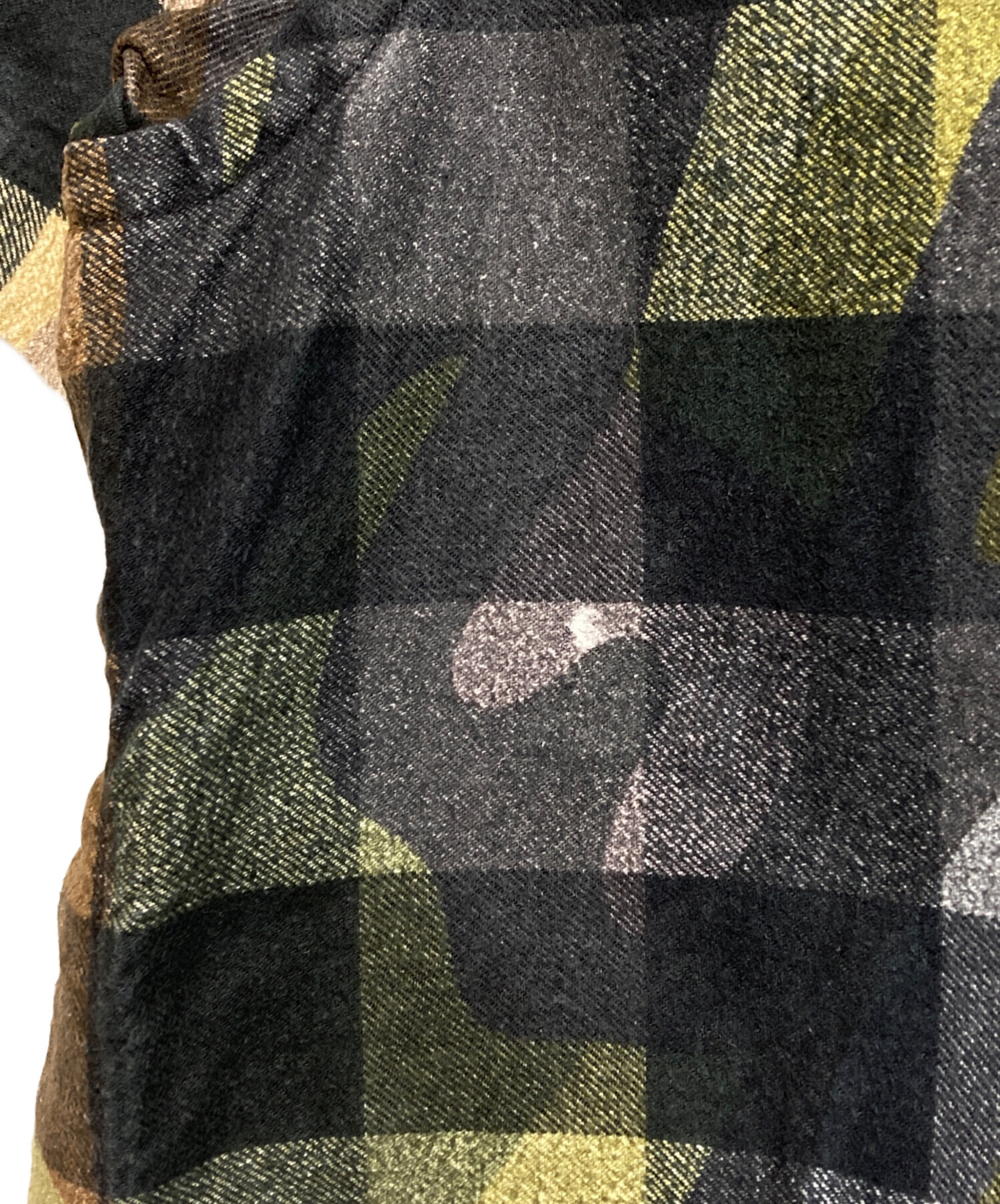 中古・古着通販】sacai (サカイ) Plaid Pullover グリーン サイズ:3 