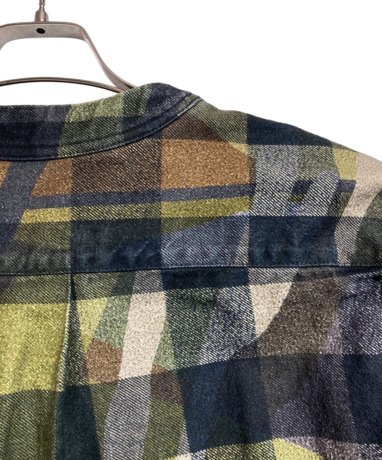 中古・古着通販】sacai (サカイ) Plaid Pullover グリーン サイズ:3 