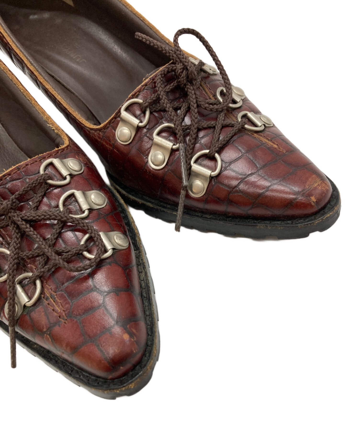 Junya Watanabe ギャルソン　赤 スパンコール パンプス Junya Watanabe ギャルソン 赤 スパンコール パンプス