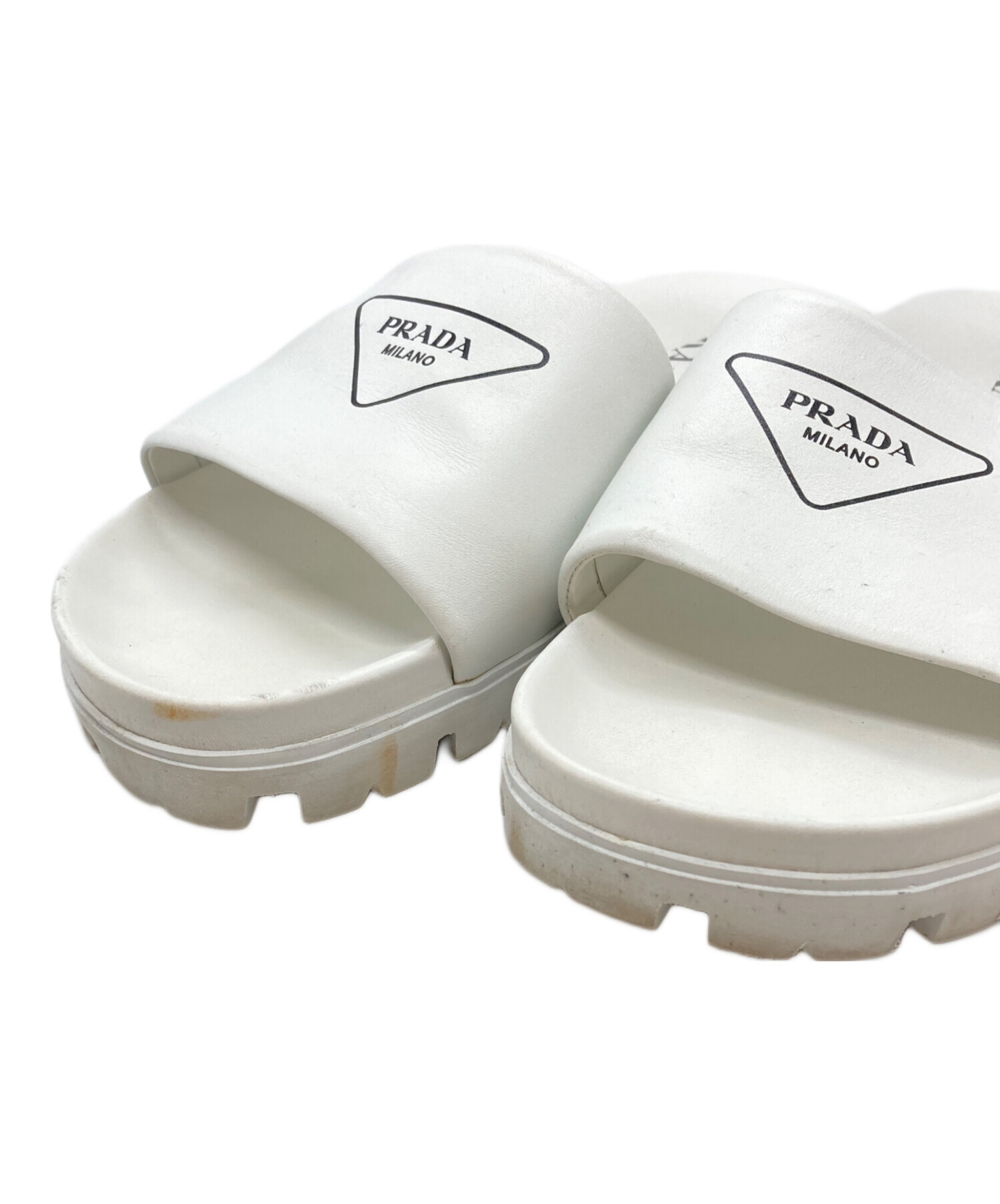中古・古着通販】PRADA (プラダ) スライドサンダル/Slide sandals