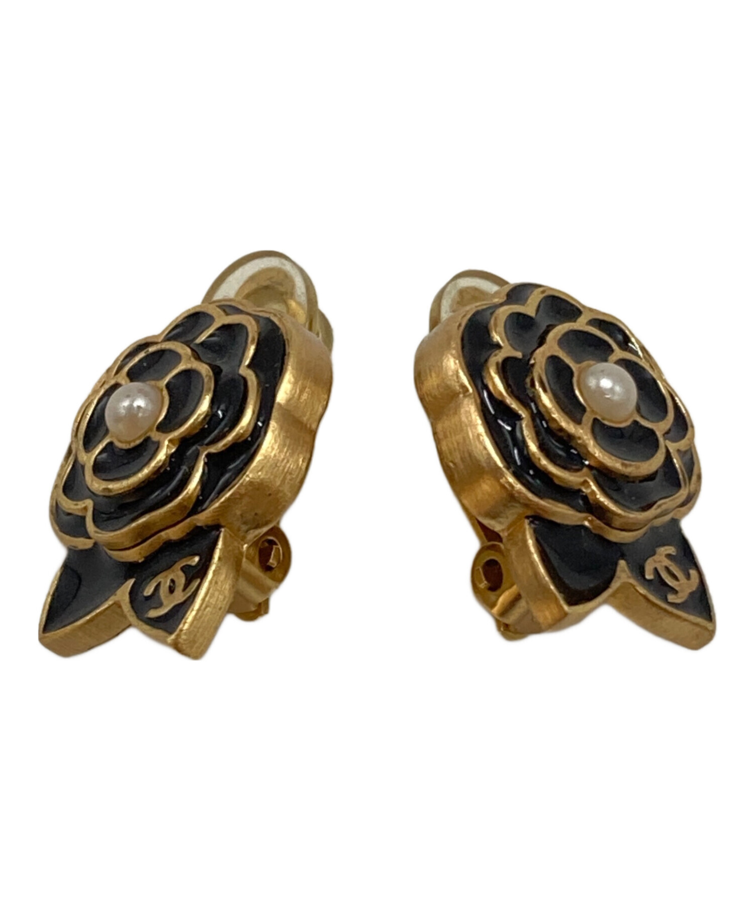 中古・古着通販】CHANEL (シャネル) ココマーク×カメリアイヤリング