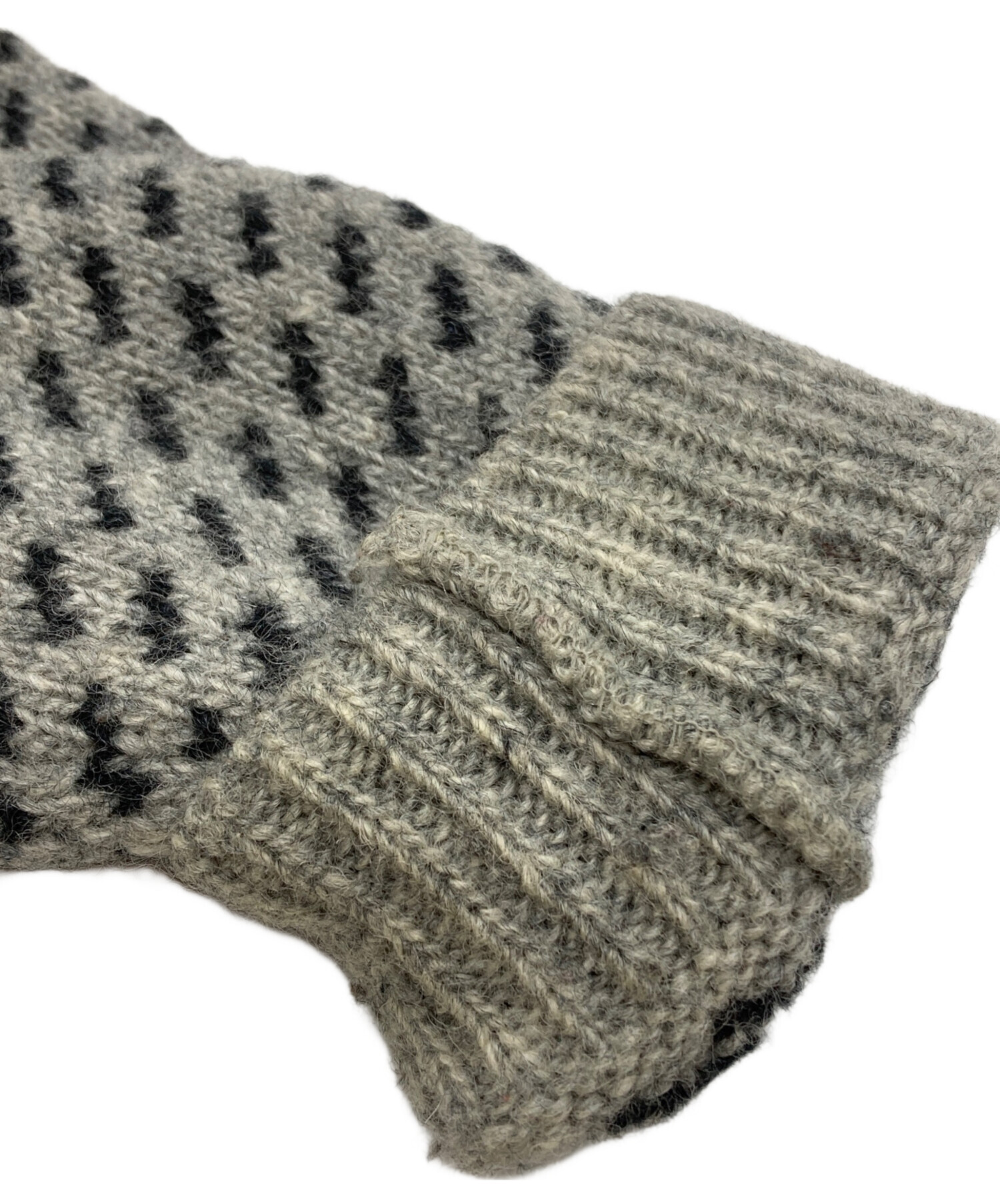 中古・古着通販】L.L.Bean (エルエルビーン) バーズアイニット グレー