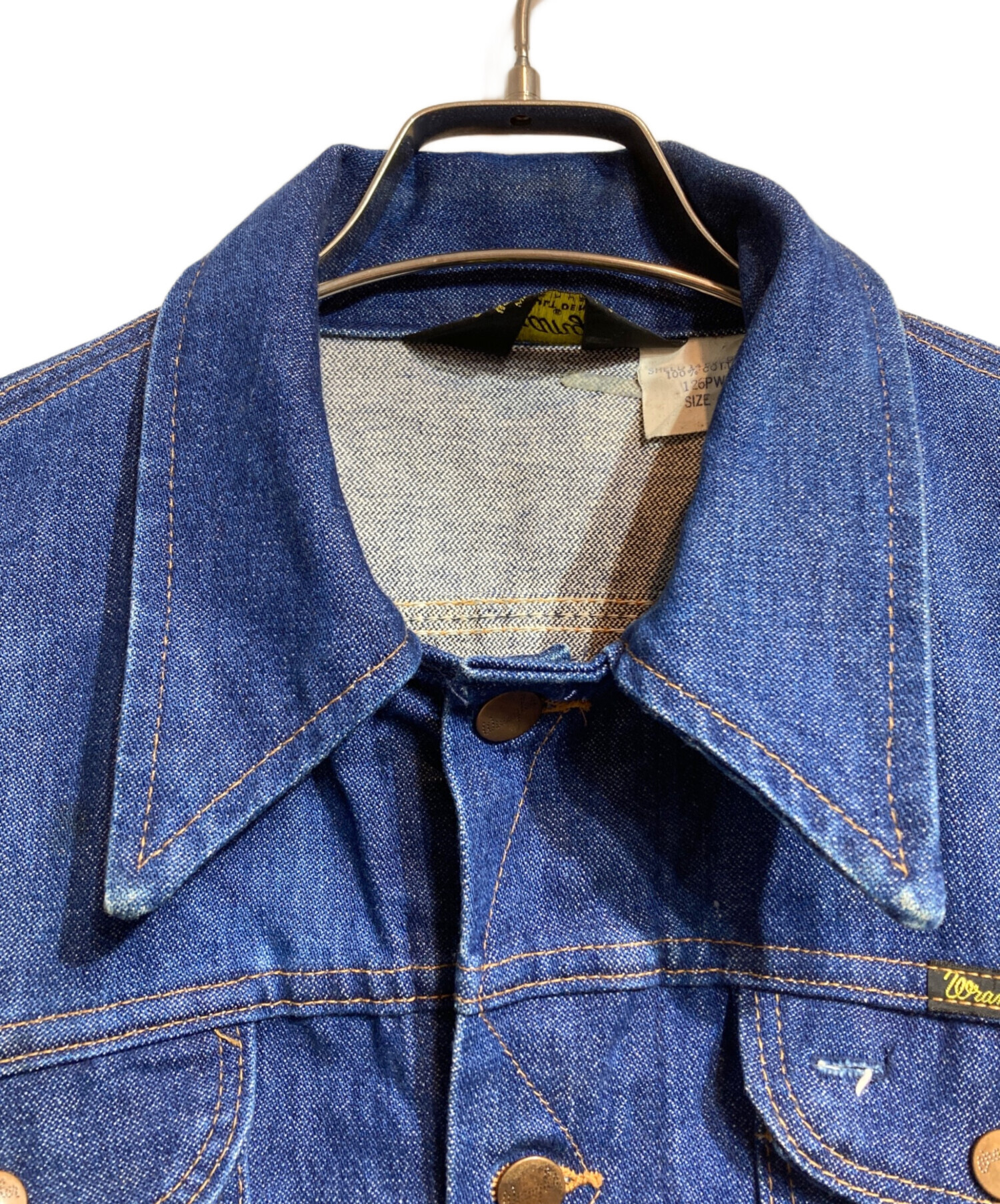 Wrangler デニムジャケット サイズ40 中古・古着通販】Wrangler (ラングラー) デニムジャケット インディゴ