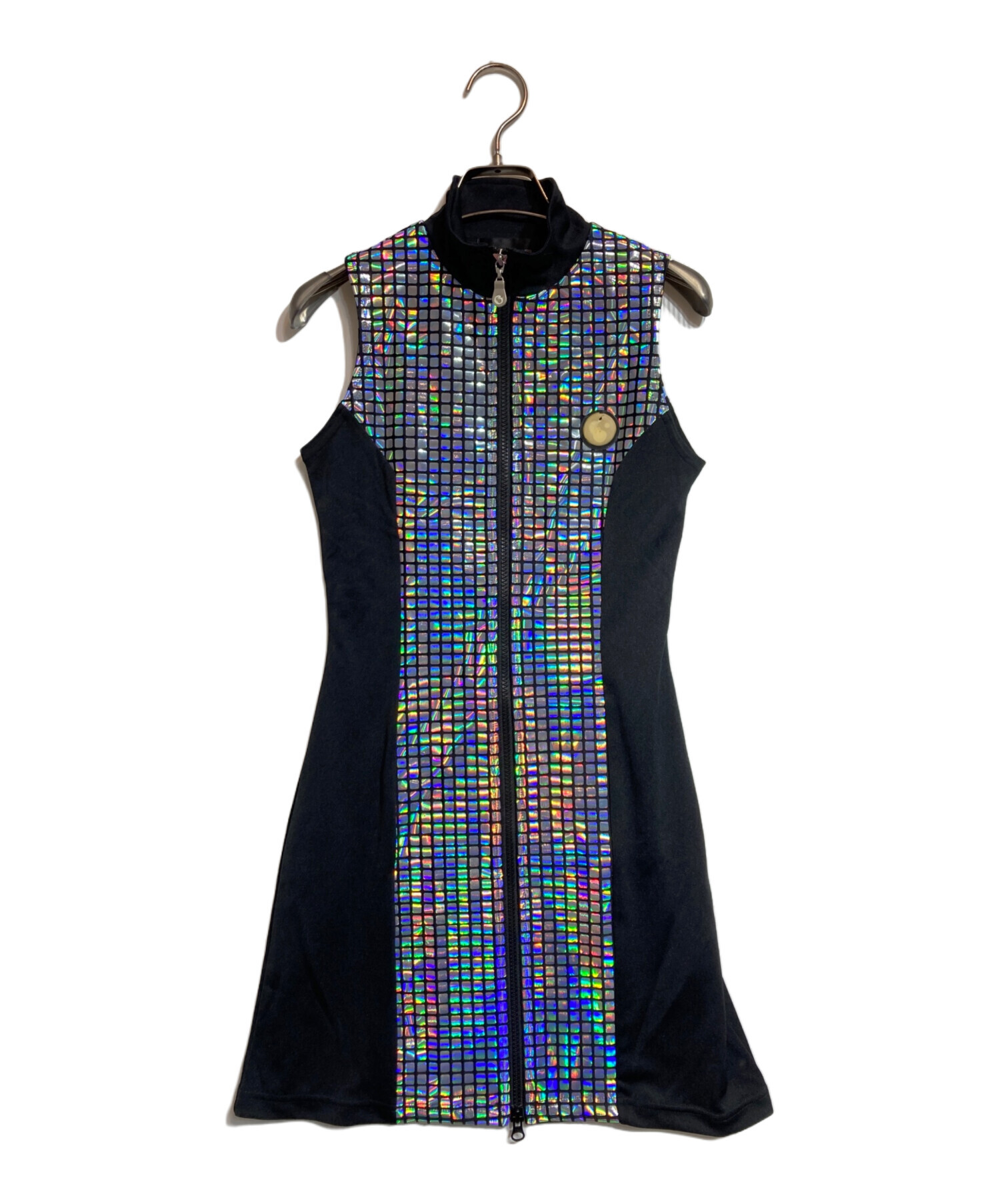 フェトウス　FOTUS ワンピース 中古・古着通販】FOTUS (フェトウス) ホログラムジップワンピース