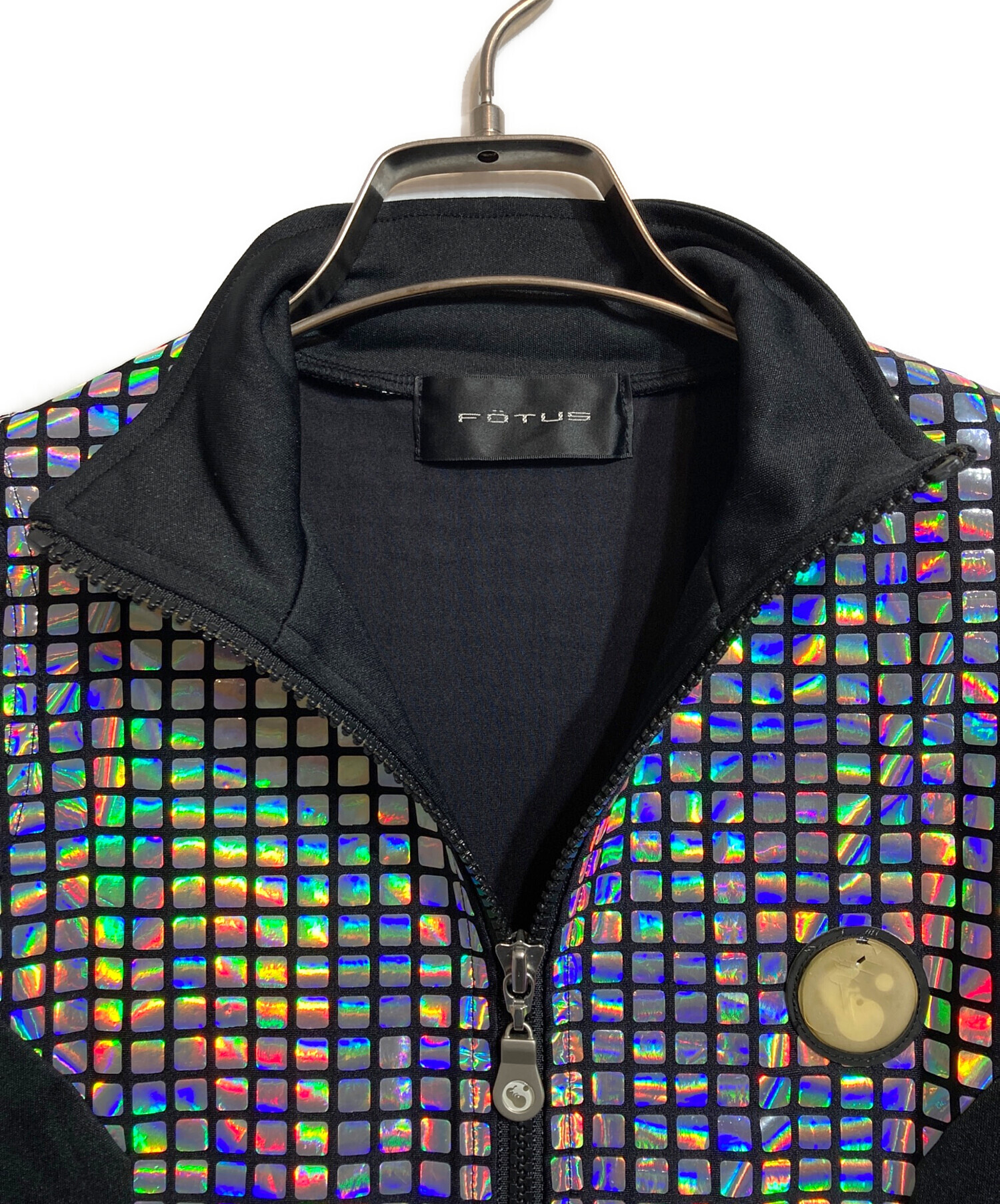 フェトウス　FOTUS ワンピース 中古・古着通販】FOTUS (フェトウス) ホログラムジップワンピース