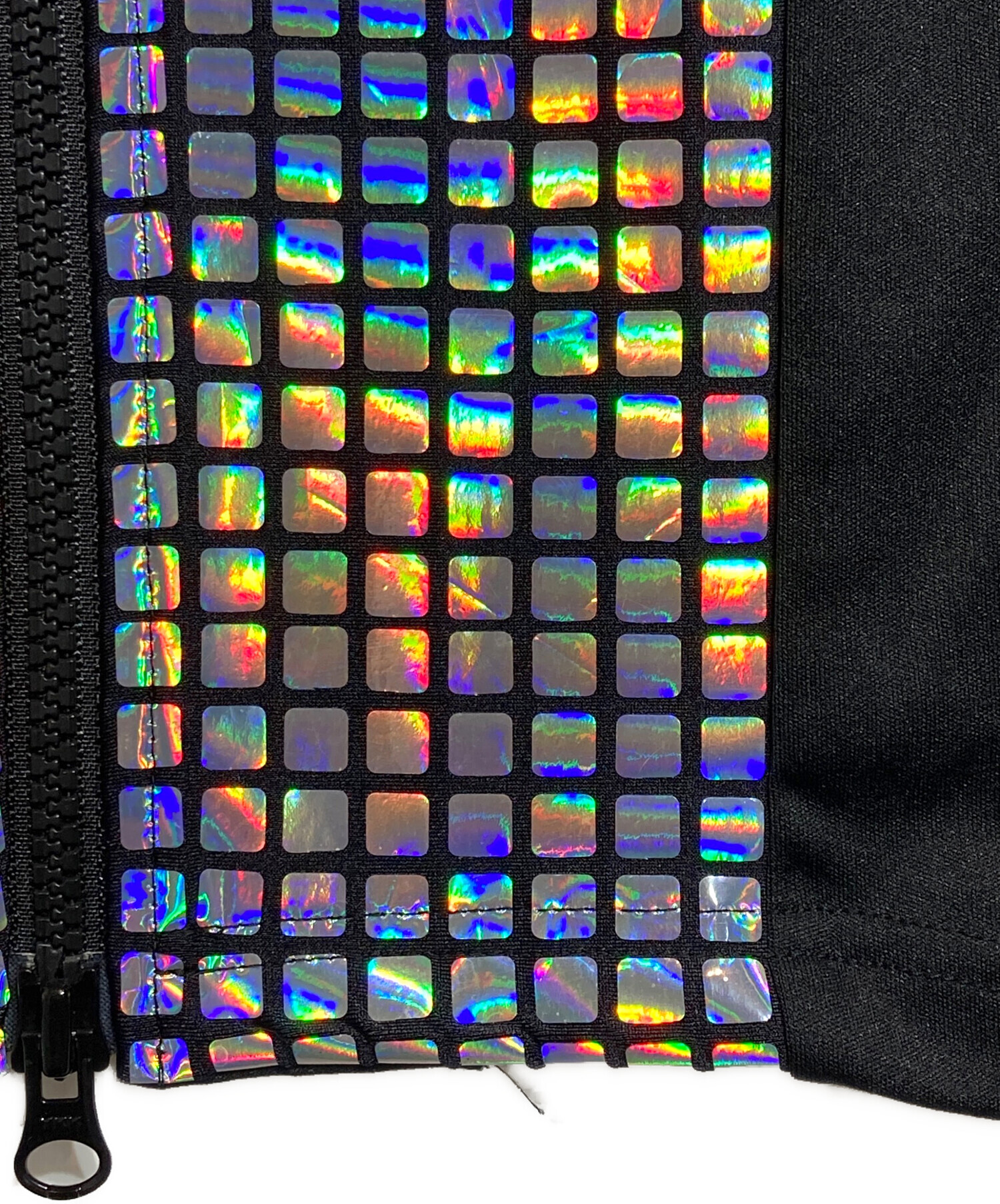 中古・古着通販】FOTUS (フェトウス) ホログラムジップワンピース