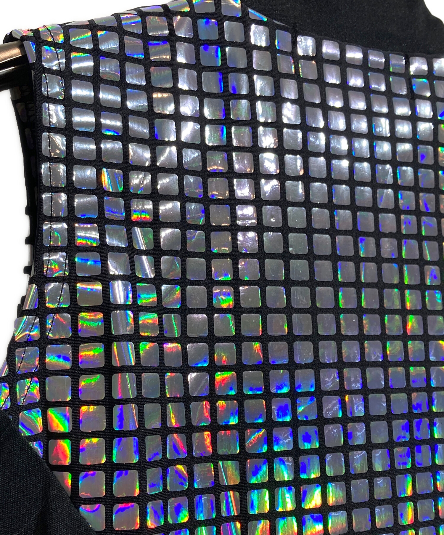 中古・古着通販】FOTUS (フェトウス) ホログラムジップワンピース