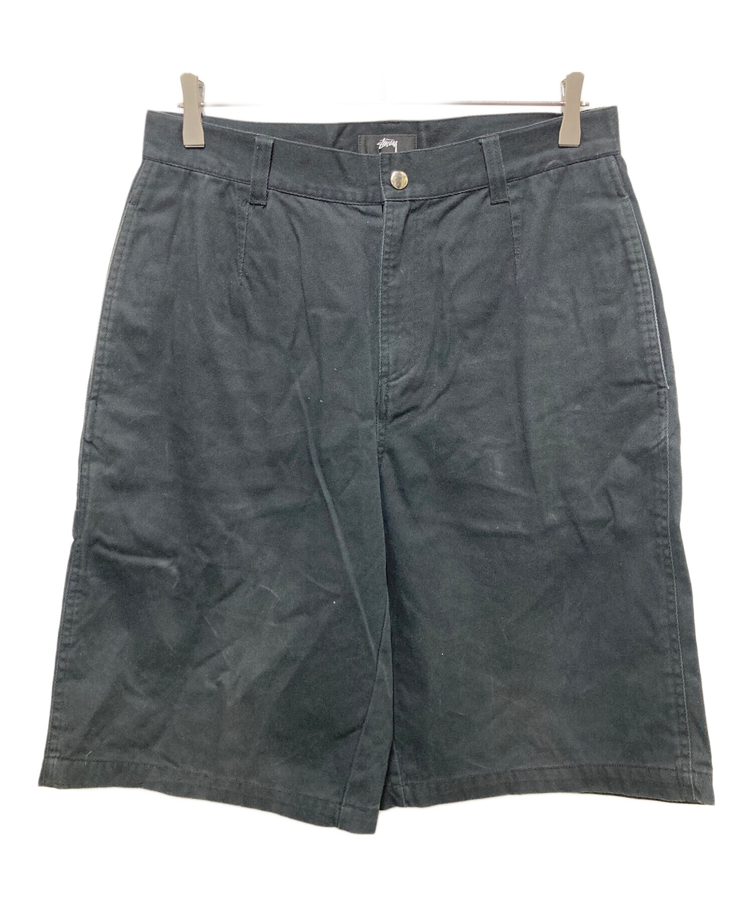 中古・古着通販】stussy (ステューシー) CHINO WORK SHORT ブラック