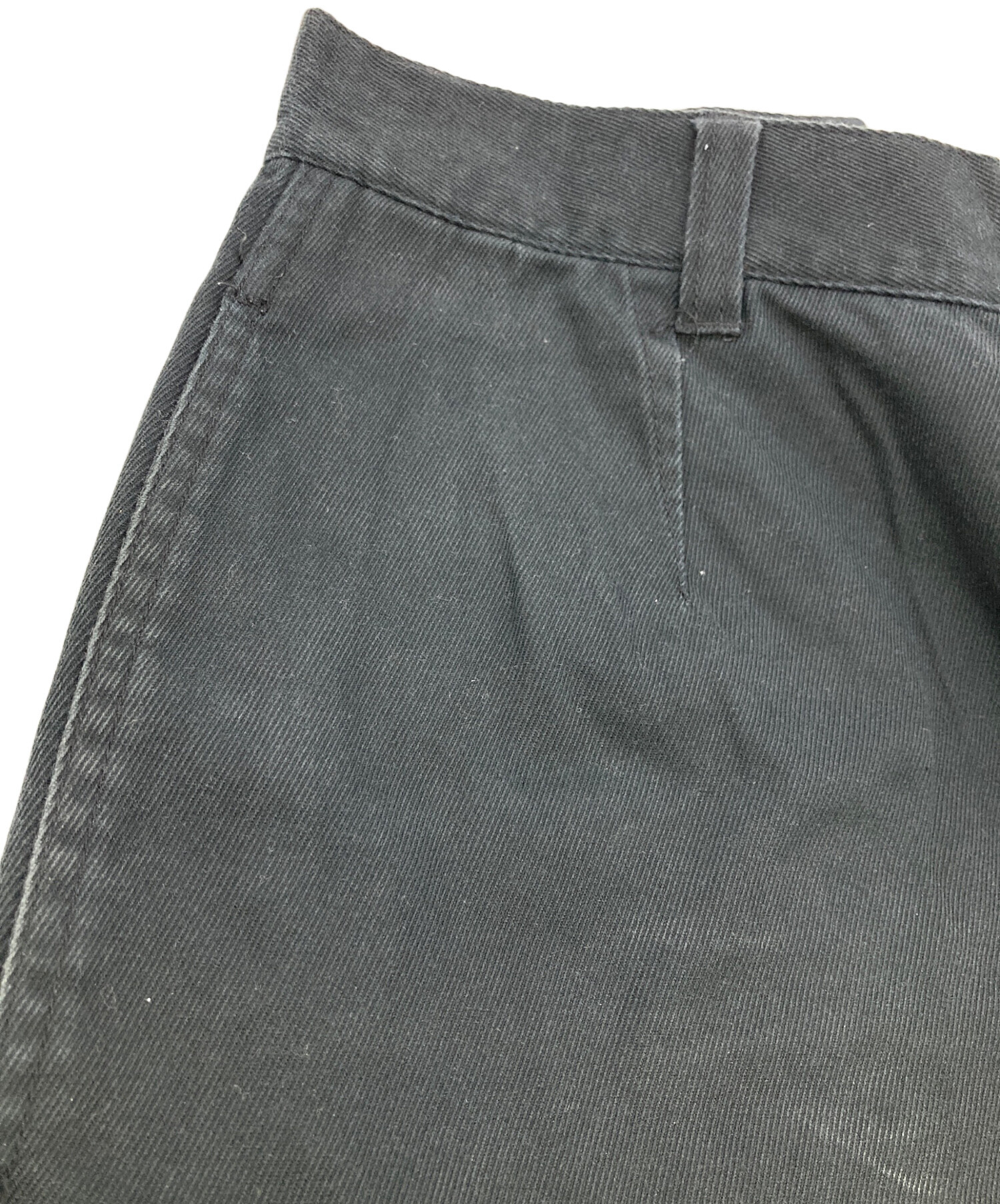中古・古着通販】stussy (ステューシー) CHINO WORK SHORT ブラック