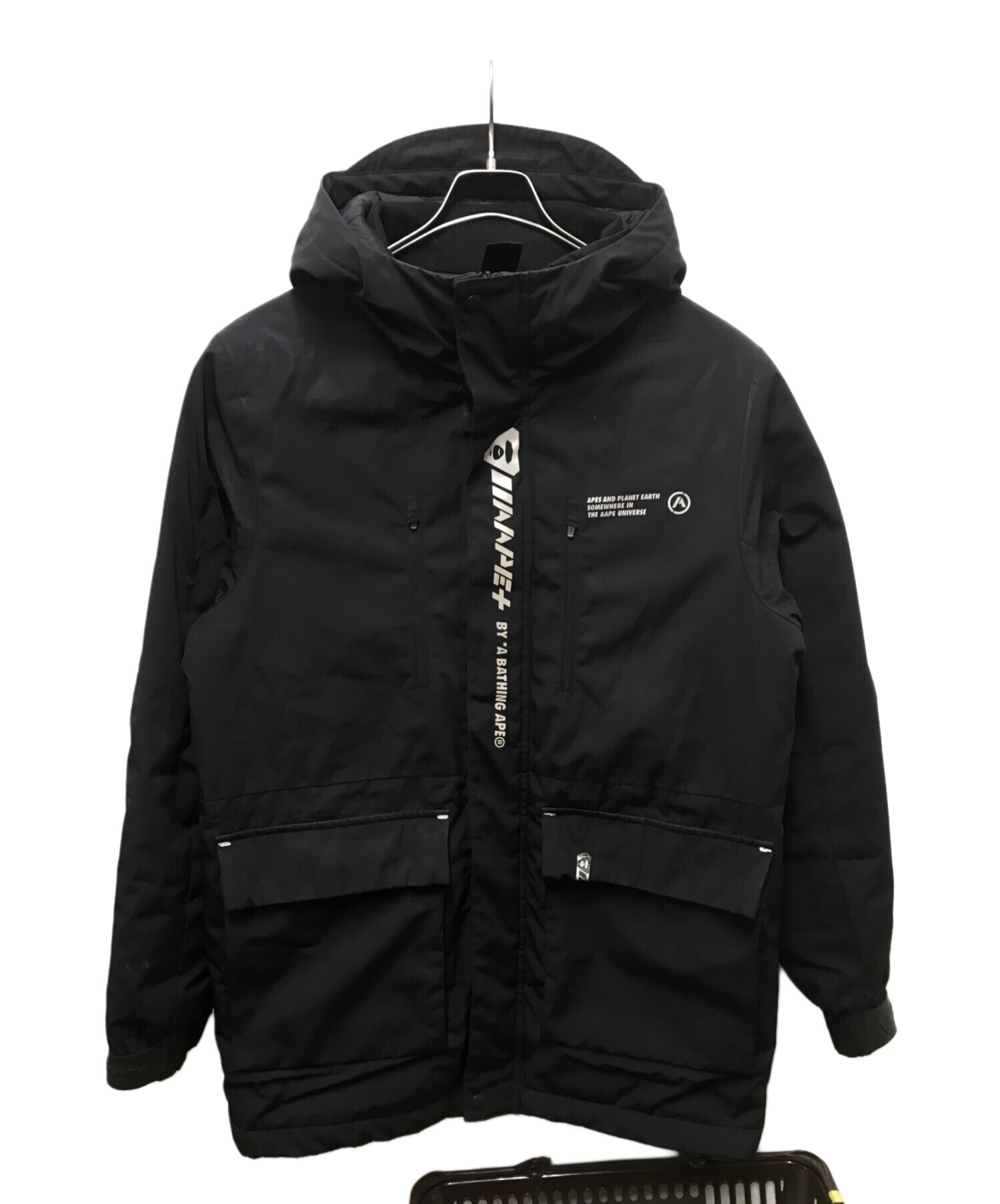 90sニューヨークKNICKS七分袖Tシャツ-A BATHING APE 中綿ジャケット