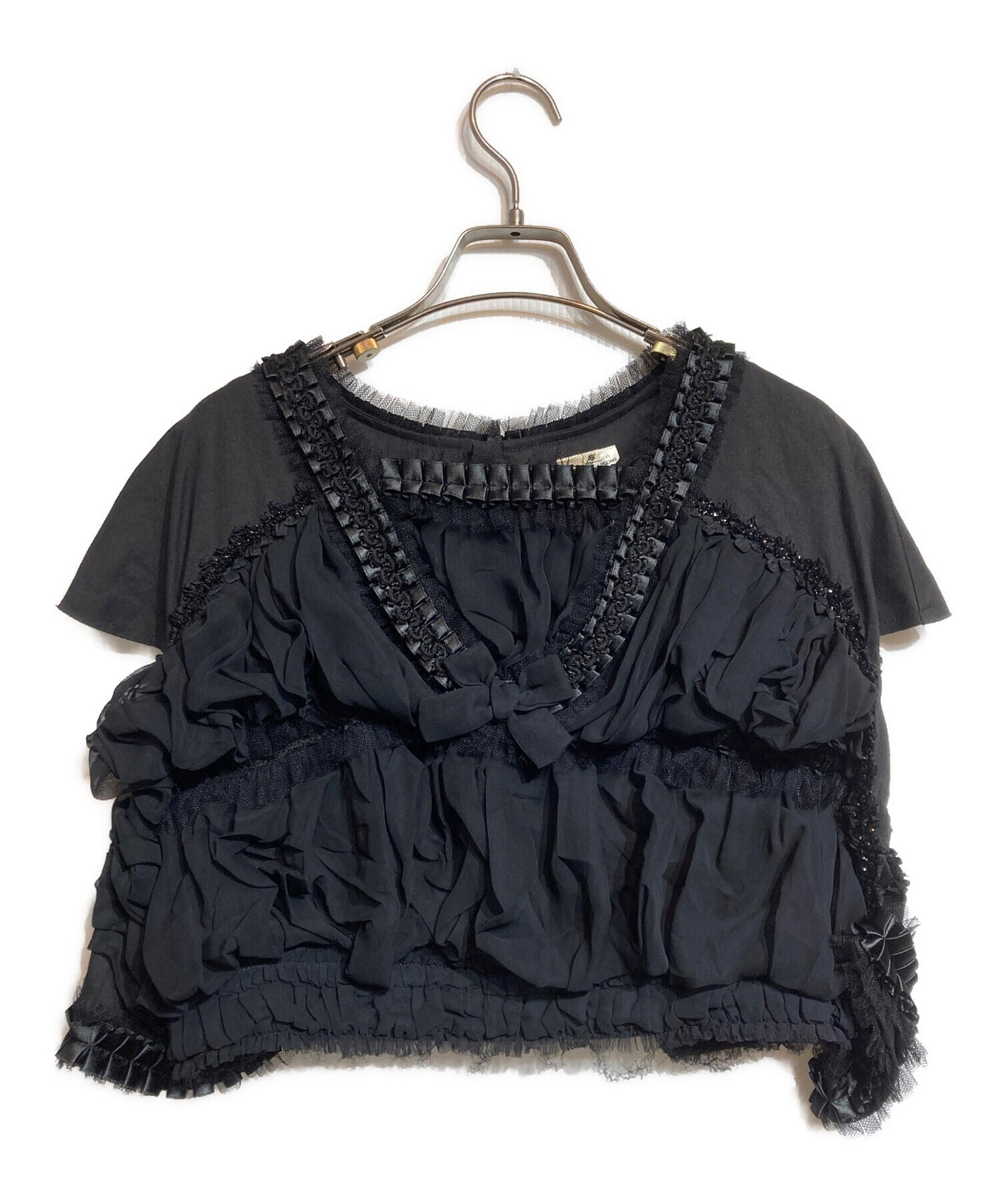 コムデギャルソンコムデギャルソン　21aw リボントップス 中古・古着通販】COMME des GARCONS (コムデギャルソン) チュール