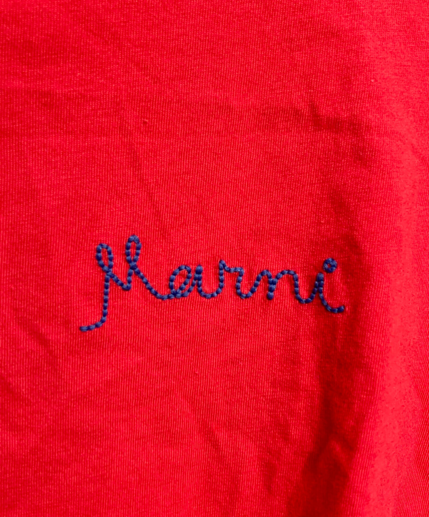 【レア品】【未使用】MARNI ポンチョ　サイズ:38 中古・古着通販】MARNI (マルニ) ステッチロゴクロップS/S Tee/Stitch