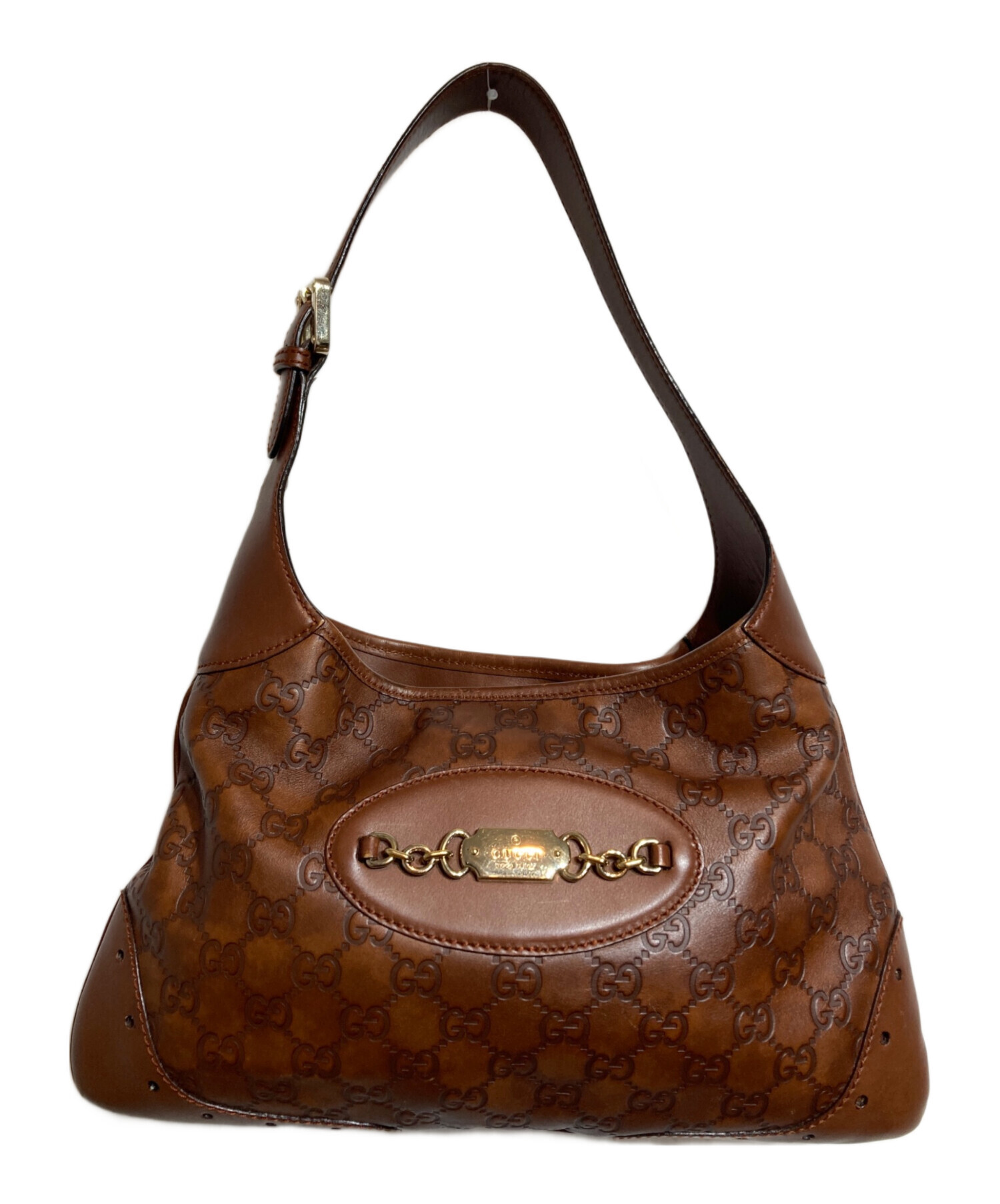 中古・古着通販】GUCCI (グッチ) GGグッチシマワンショルダーバッグ 