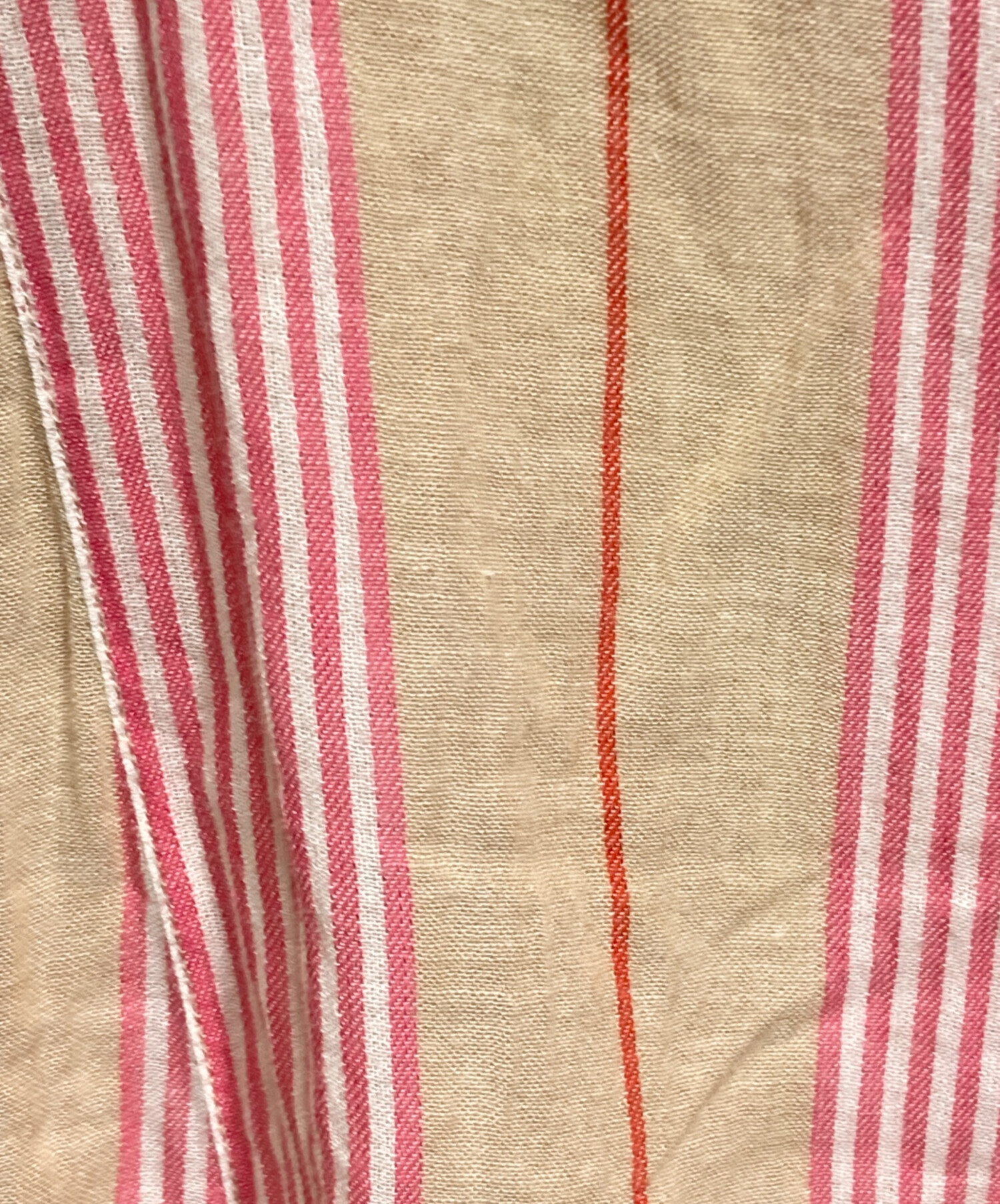 中古・古着通販】ne quittez pas (ヌキテパ) Cotton Stripe V Neck