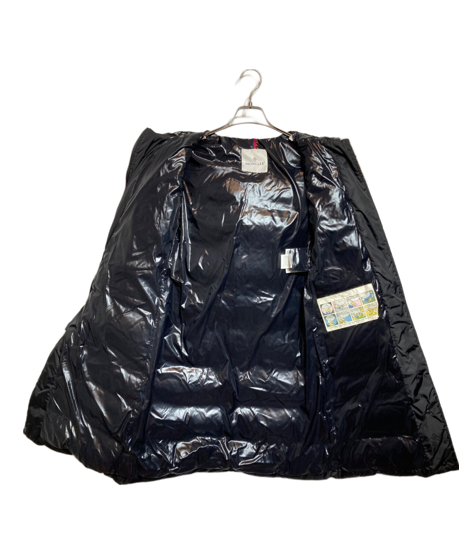 Moncler ダウンジャケット 黒 ロングコート melina 中古・古着通販】MONCLER (モンクレール) MELINAダウンコート ブラック