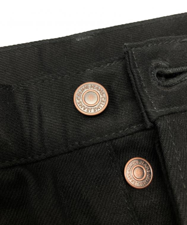 中古・古着通販】CELINE (セリーヌ) ブラックコットンデニムパンツ