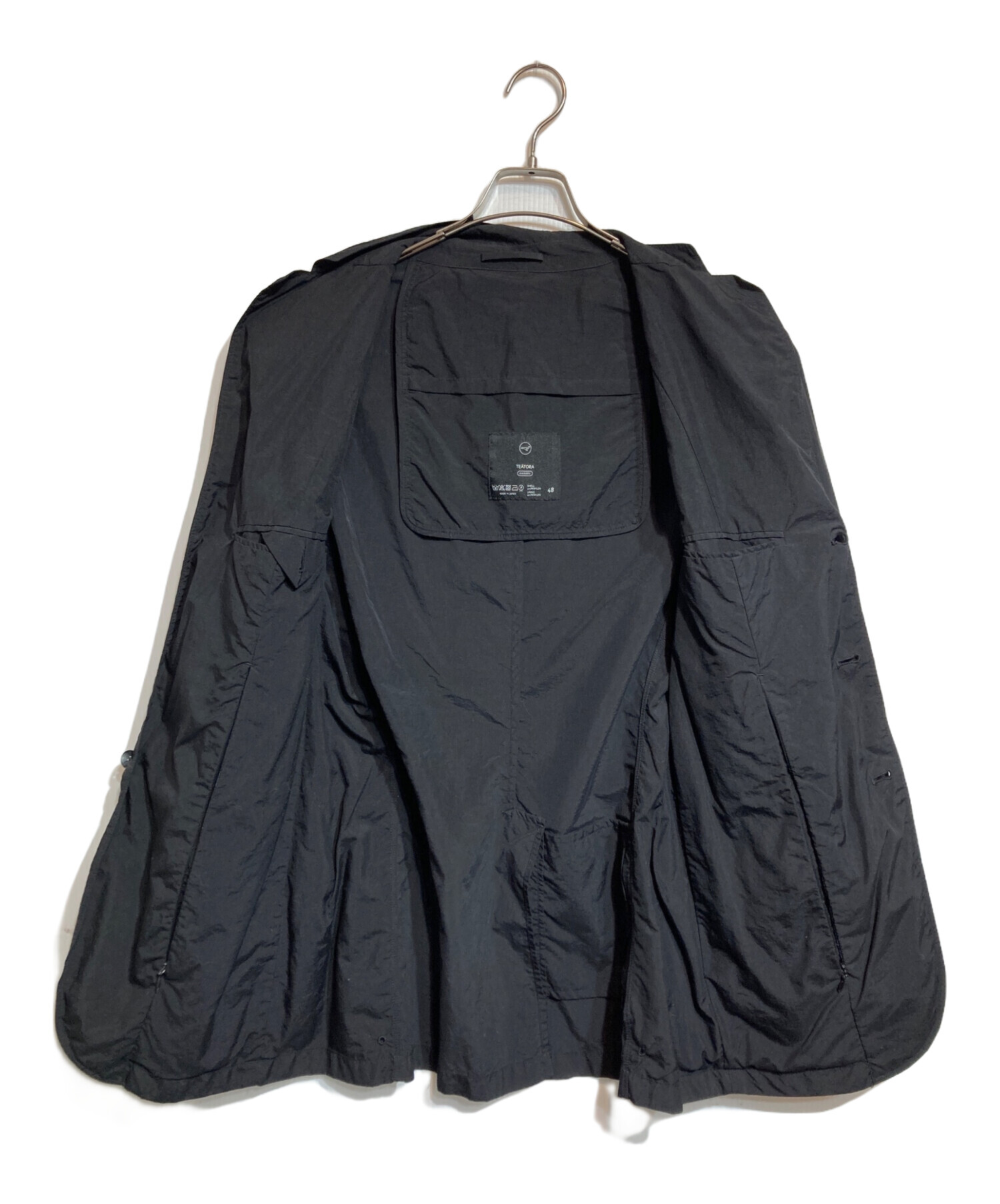 TEATORA デバイスジャケット　テーラードジャケット　ブラック　48サイズ 中古・古着通販】teatora (テアトラ) Device JKT/デバイスジャケット