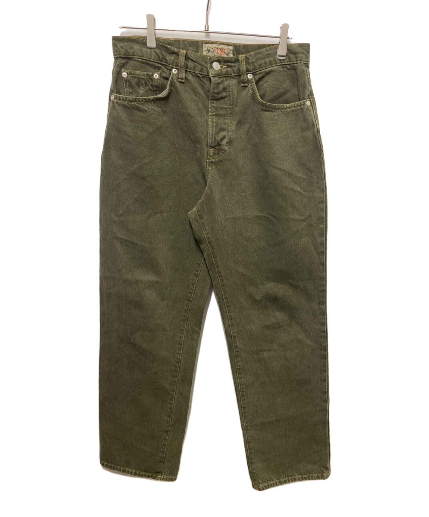 中古・古着通販】stussy (ステューシー) CLASSIC JEAN DENIM グリーン 