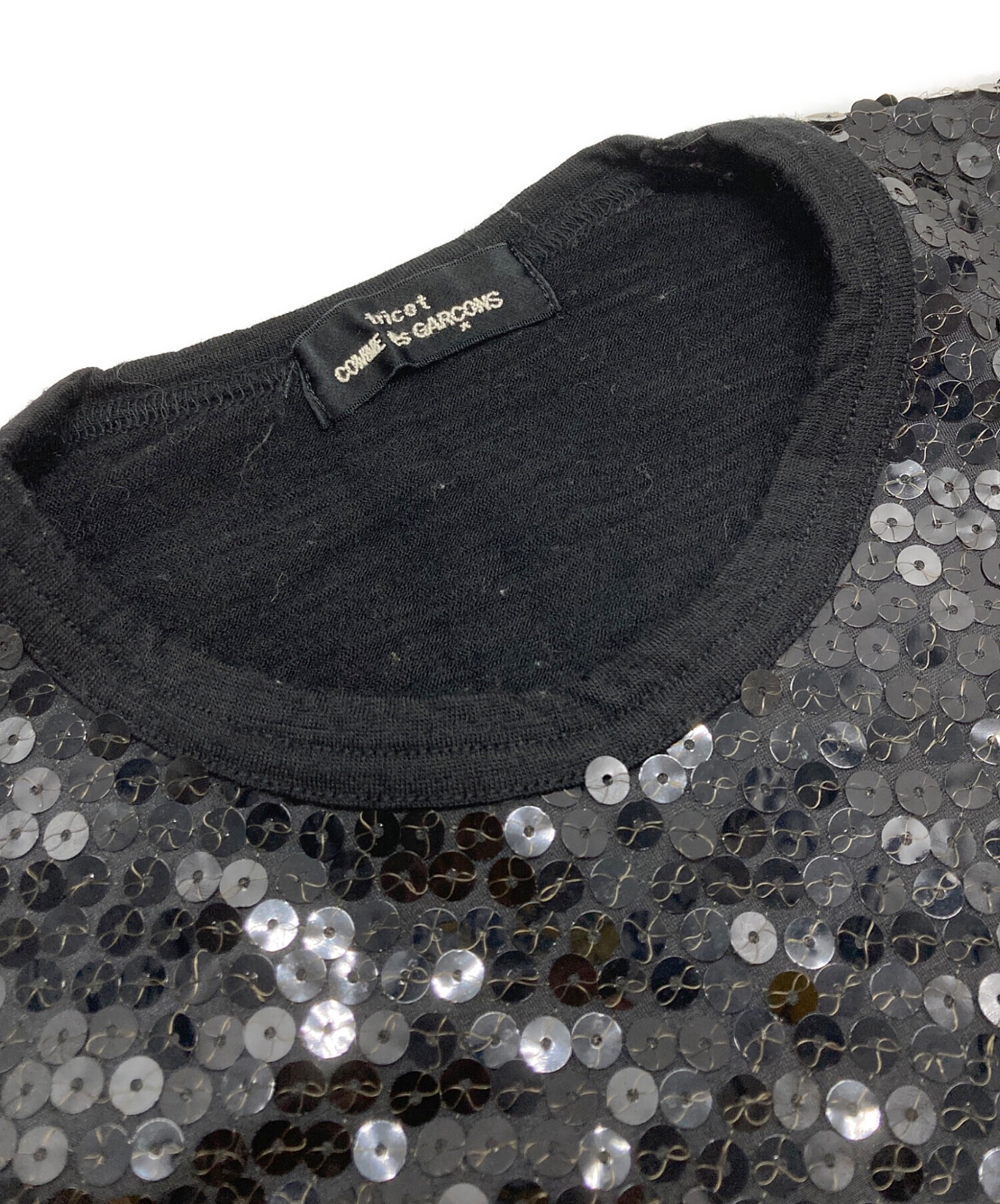 トリココムデギャルソン　キャミソール　スパンコール　レース　ノースリーブトップス 楽天市場】スパンコール（サイズ（S/M/L）M）（キャミソール