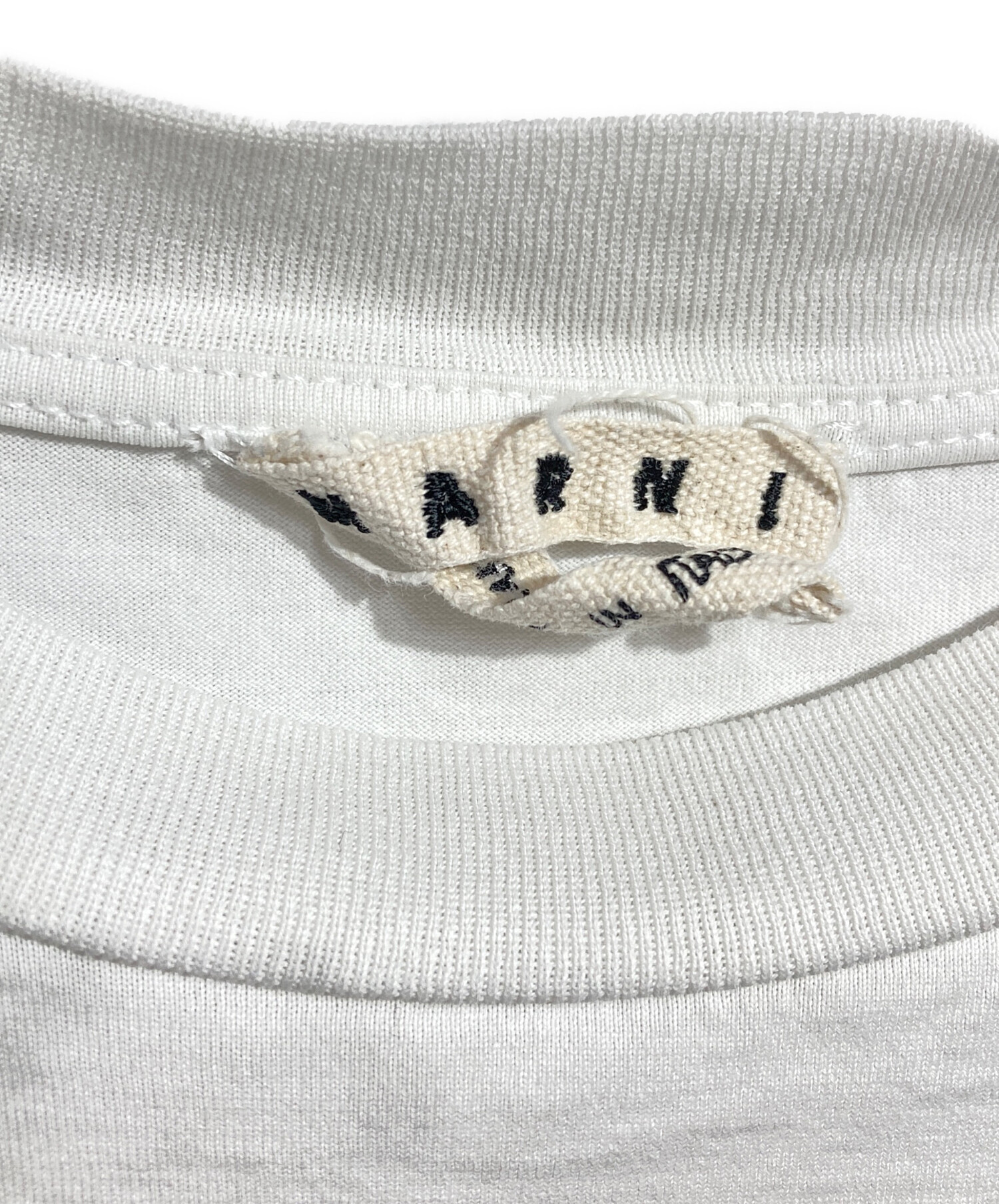 中古・古着通販】MARNI (マルニ) ロゴプリントTシャツ/logo graphic T