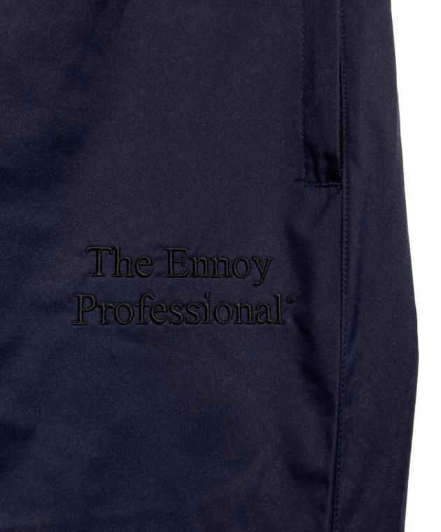 ENNOY PADDED パンツのみ (NAVY) S 中古・古着通販】ENNOY (エンノイ) Padded PANTS/ロゴ刺繍 ナイロン パ