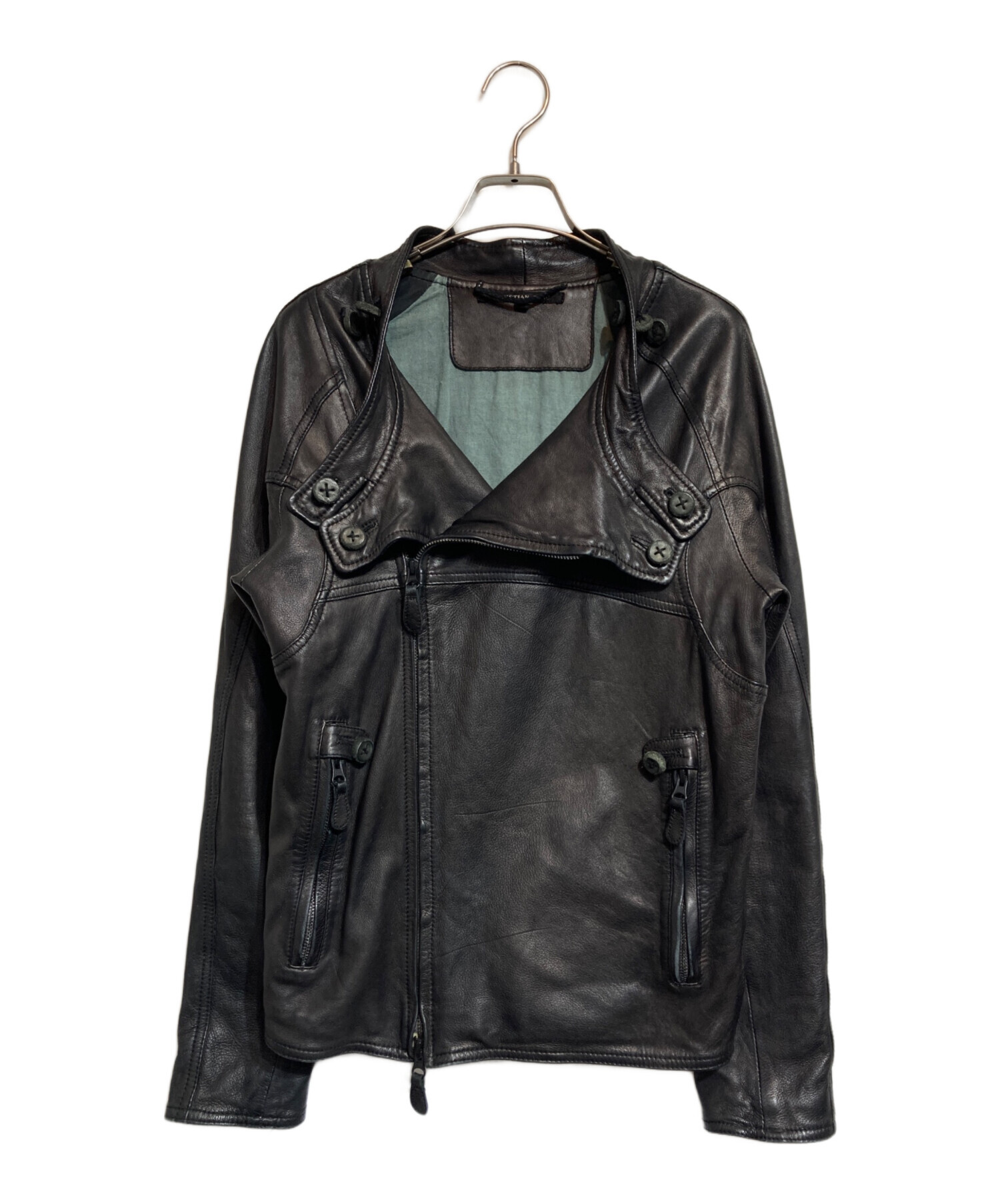 中古・古着通販】CHRISTIAN PEAU (クリスチャンポー) レザーライダース 