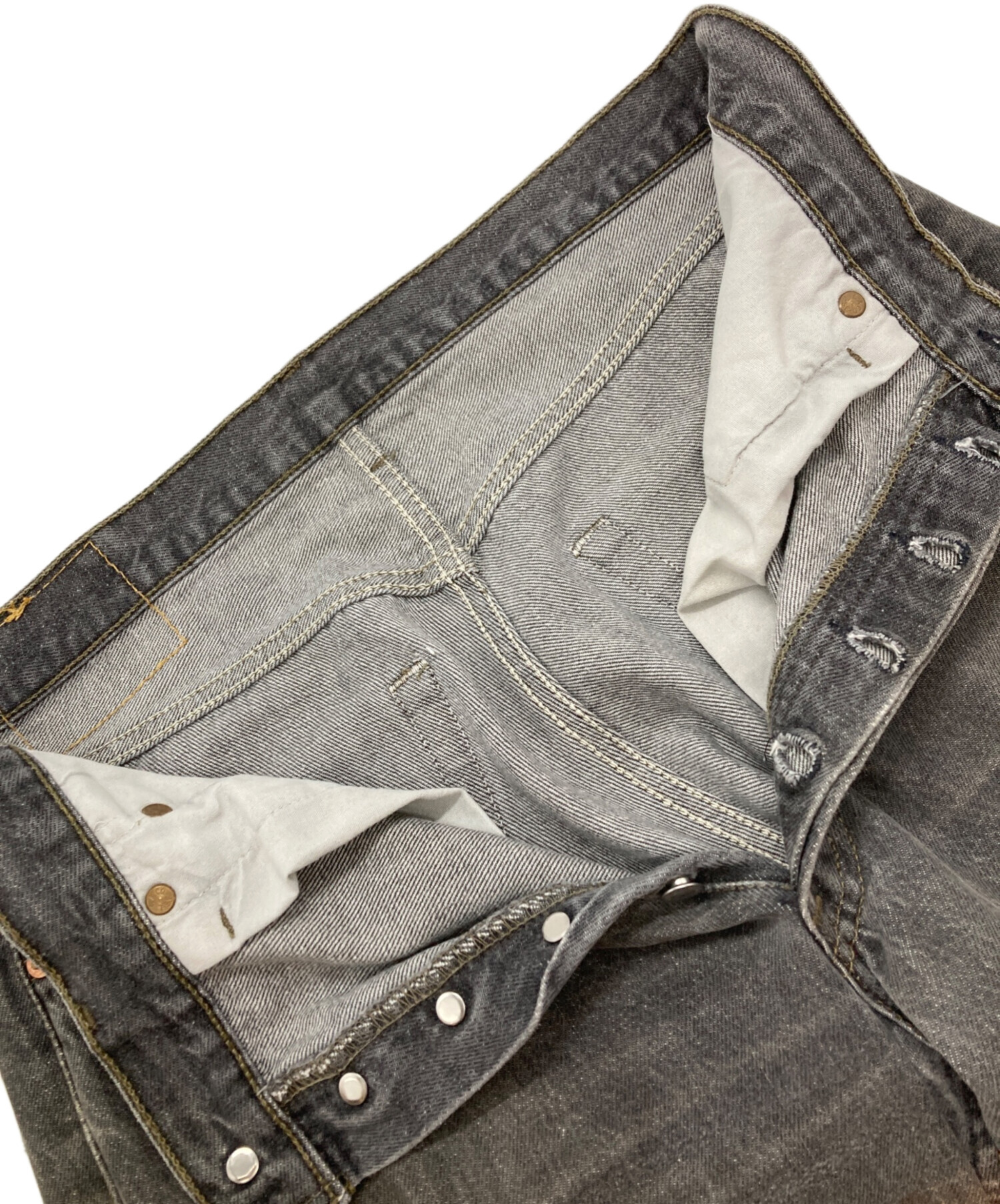 中古・古着通販】LEVI'S (リーバイス) 501ブラックデニムパンツ