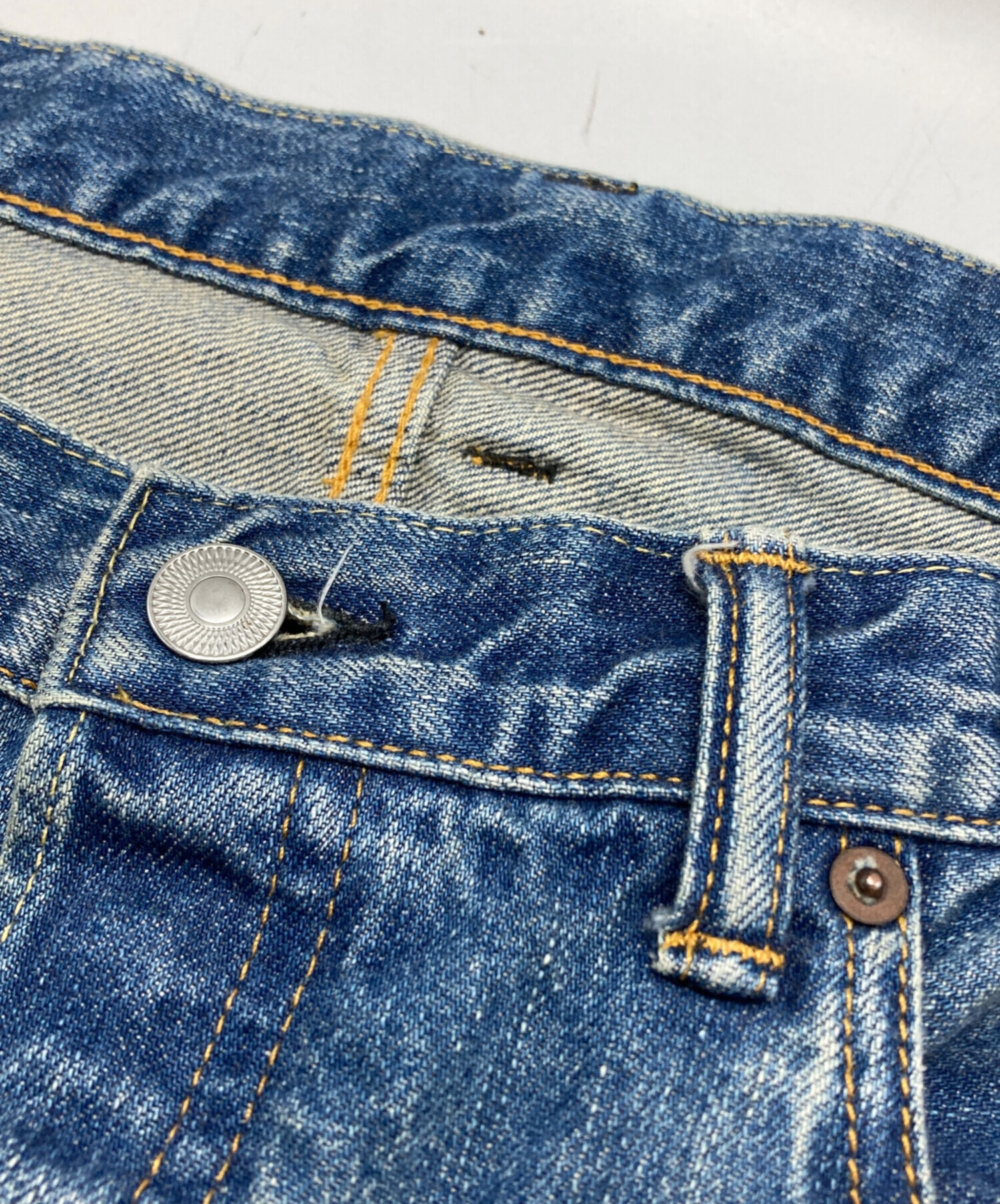 中古・古着通販】A.PRESSE (アプレッセ) Washed Denim Wide Pants