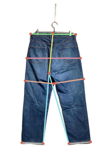 アプレッセ　デニム 中古・古着通販】A.PRESSE (アプレッセ) Washed Denim Wide Pants