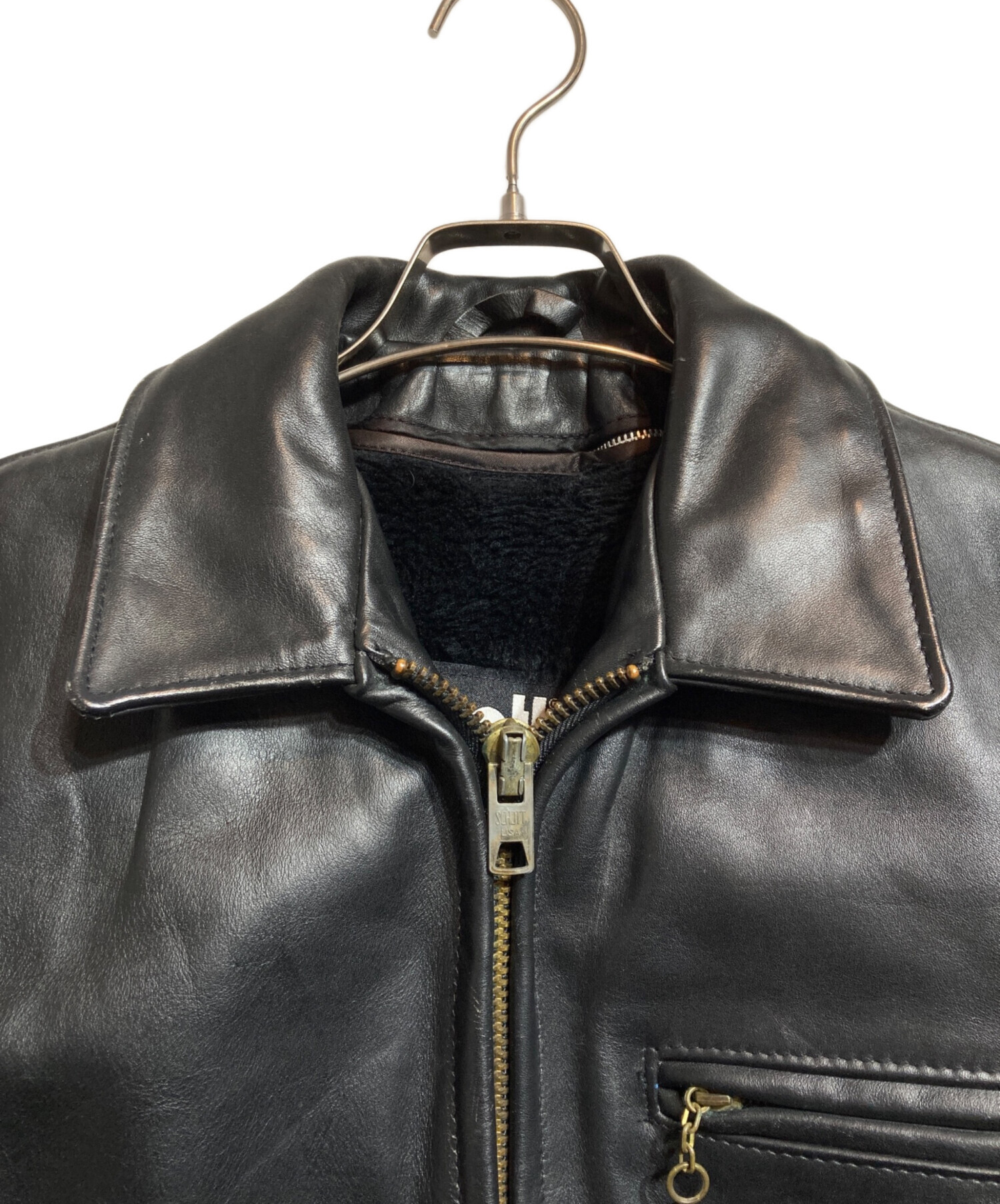 中古・古着通販】Schott (ショット) ライナー付シングルレザー