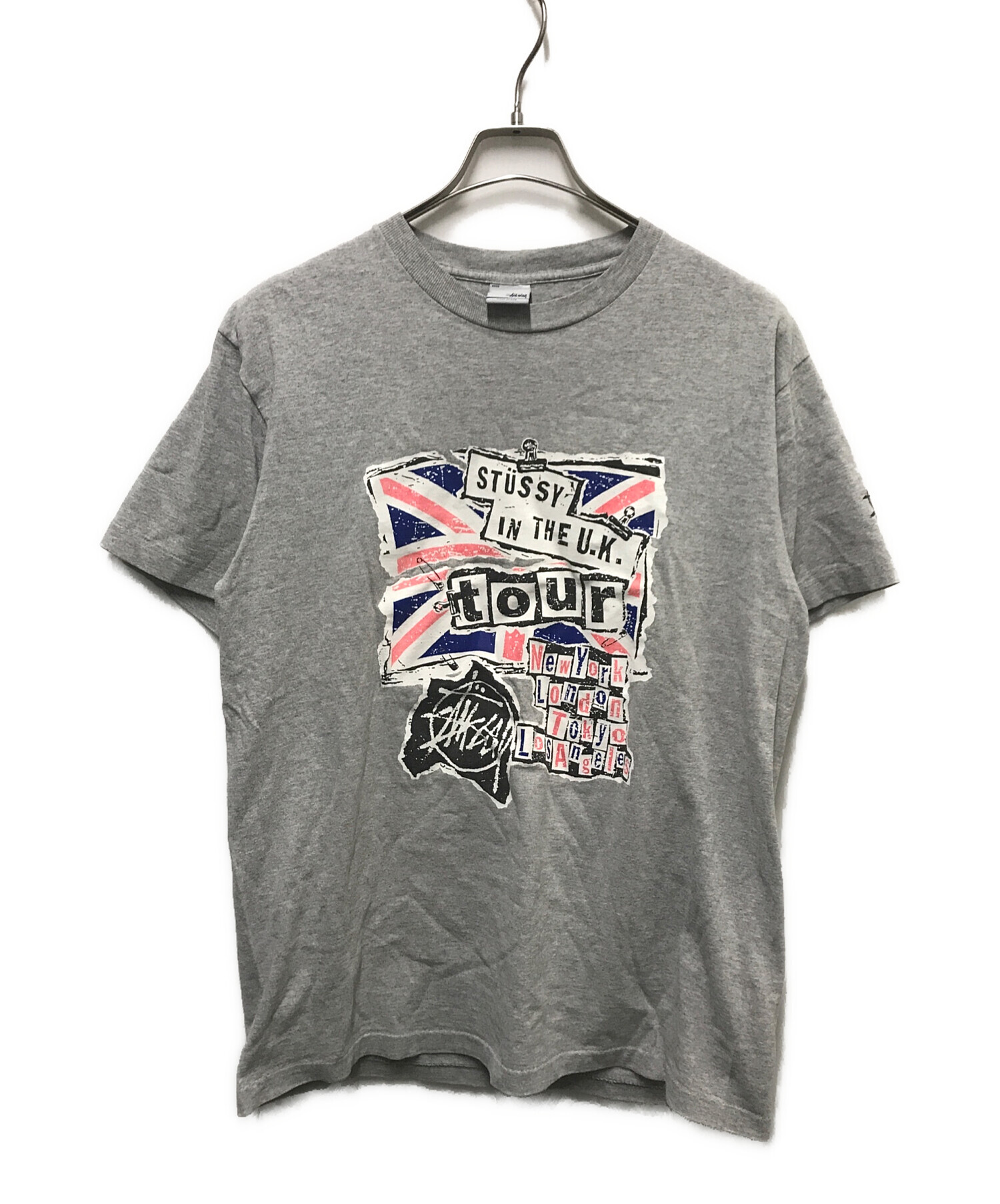 中古・古着通販】stussy (ステューシー) ツアーTee グレー サイズ:M 