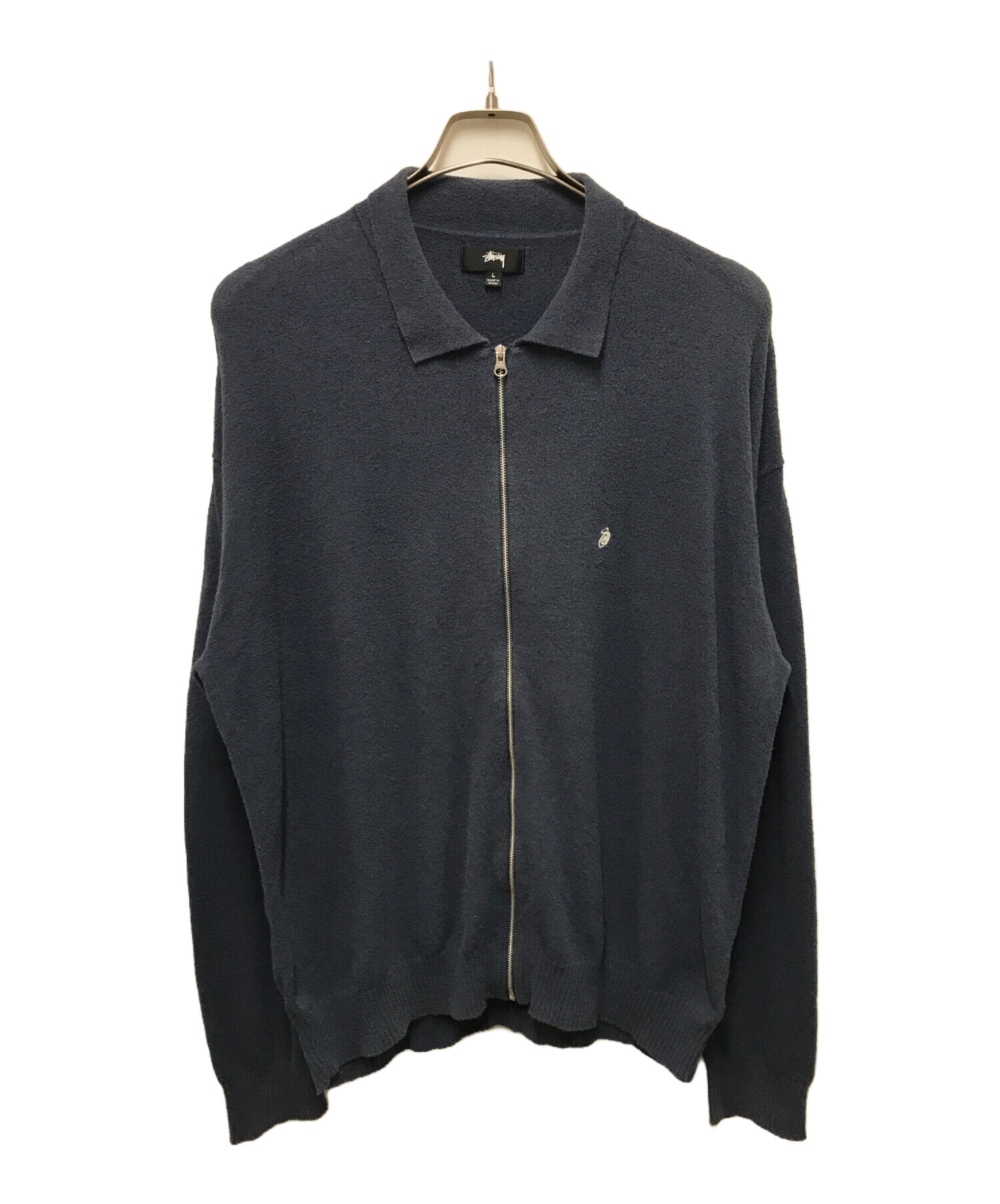 中古・古着通販】stussy (ステューシー) LIGHT WEIGHT LS ZIP POLO