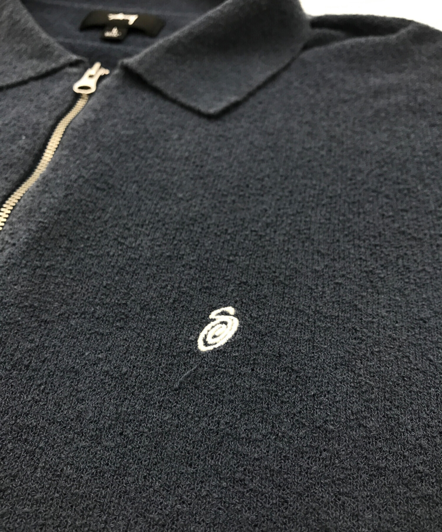 中古・古着通販】stussy (ステューシー) LIGHT WEIGHT LS ZIP POLO