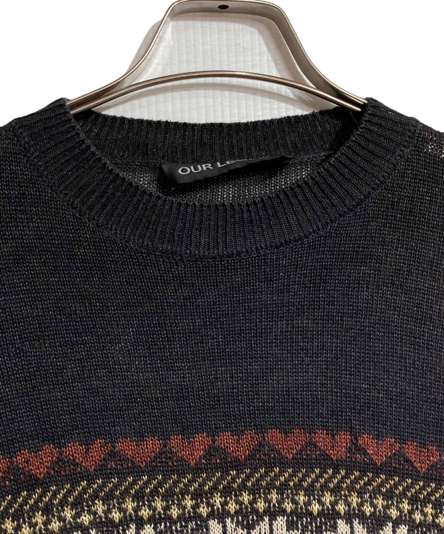 中古・古着通販】OUR LEGACY (アワーレガシー) BASE ROUNDNECK BLACK