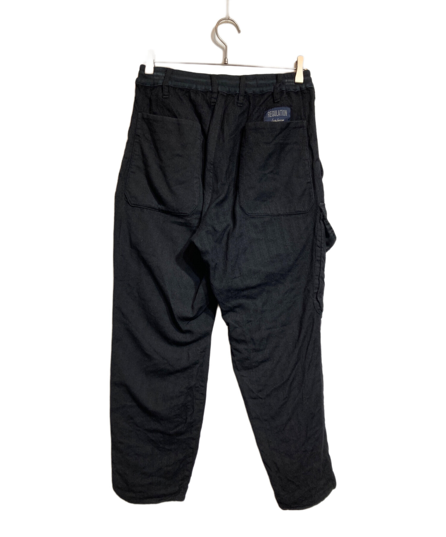 極美品　現行　レギュレーションヨウジヤマモト　ウール カーゴポケットパンツ 182266476.jpg?cmsp_timestamp=