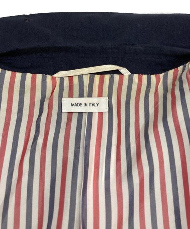 【完売品☆未使用級】THOM BROWNE ナイロンジャケット 金ボタン 3 美品/ THOM BROWNE トムブラウン アーム トリコロールライン 金ボタン