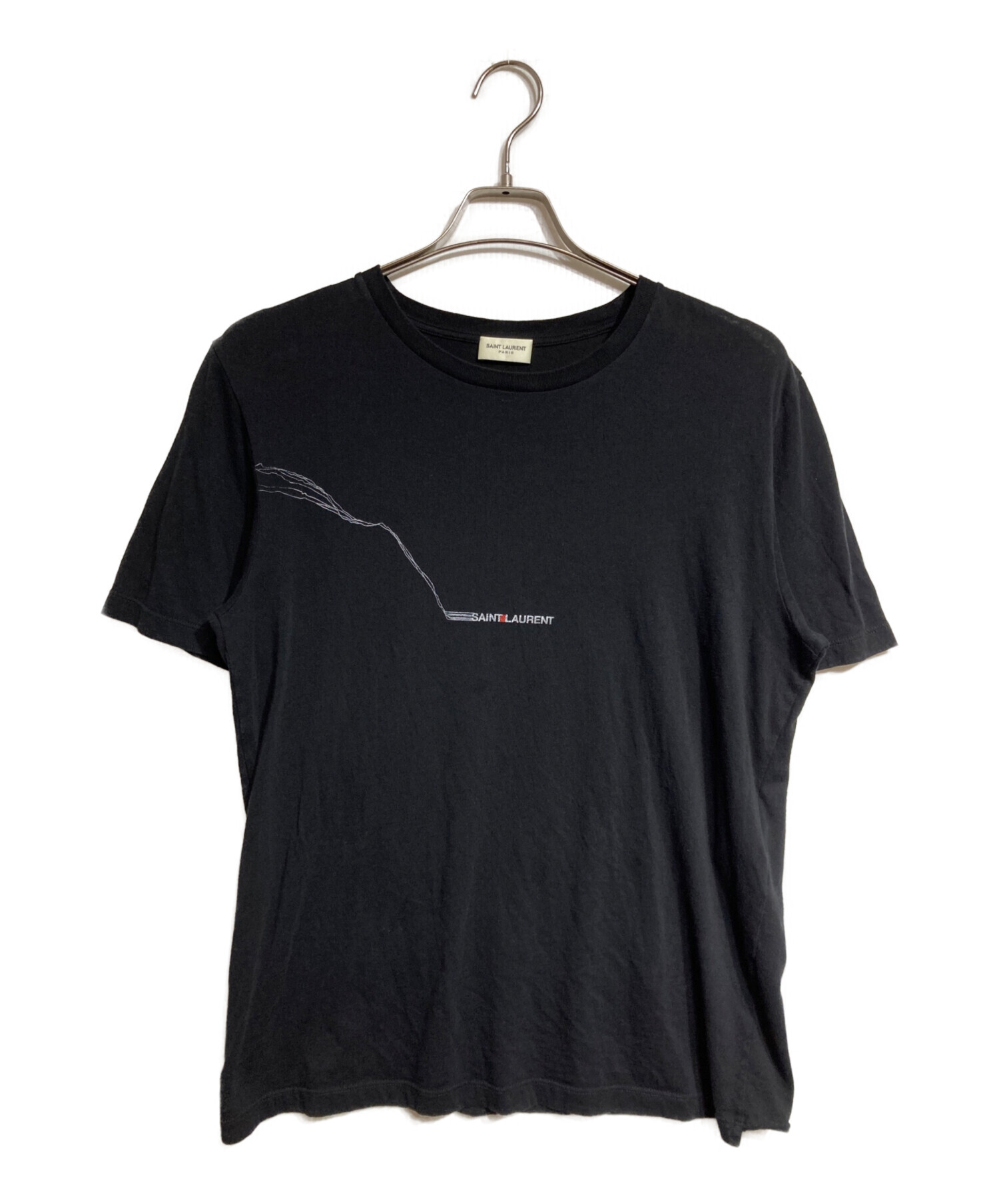 中古・古着通販】Saint Laurent Paris (サンローランパリ) ロゴTシャツ