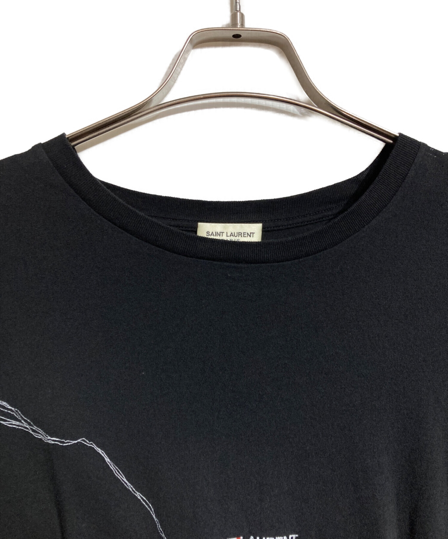 中古・古着通販】Saint Laurent Paris (サンローランパリ) ロゴTシャツ