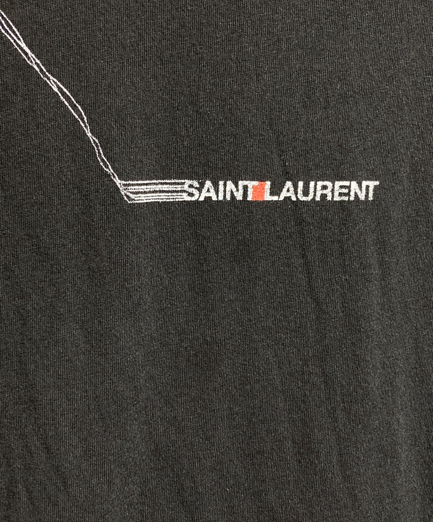 中古・古着通販】Saint Laurent Paris (サンローランパリ) ロゴTシャツ