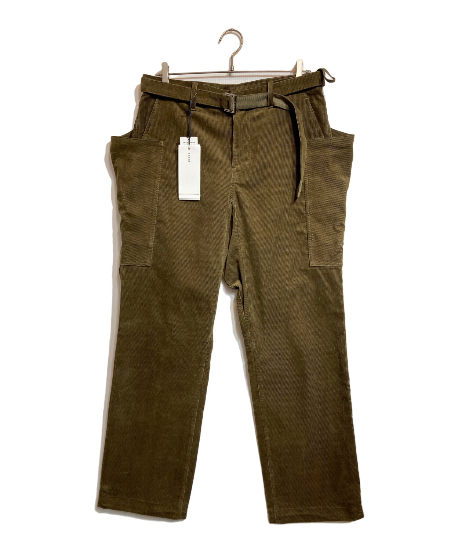 中古・古着通販】sacai (サカイ) Corduroy Pants ブラウン サイズ:2