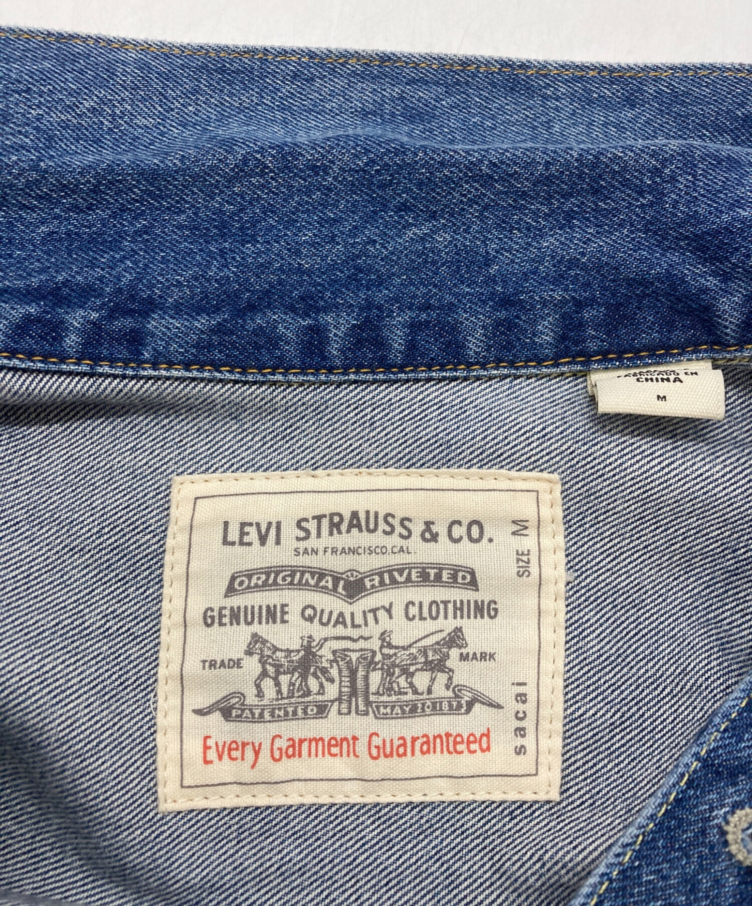 中古・古着通販】sacai (サカイ) LEVI