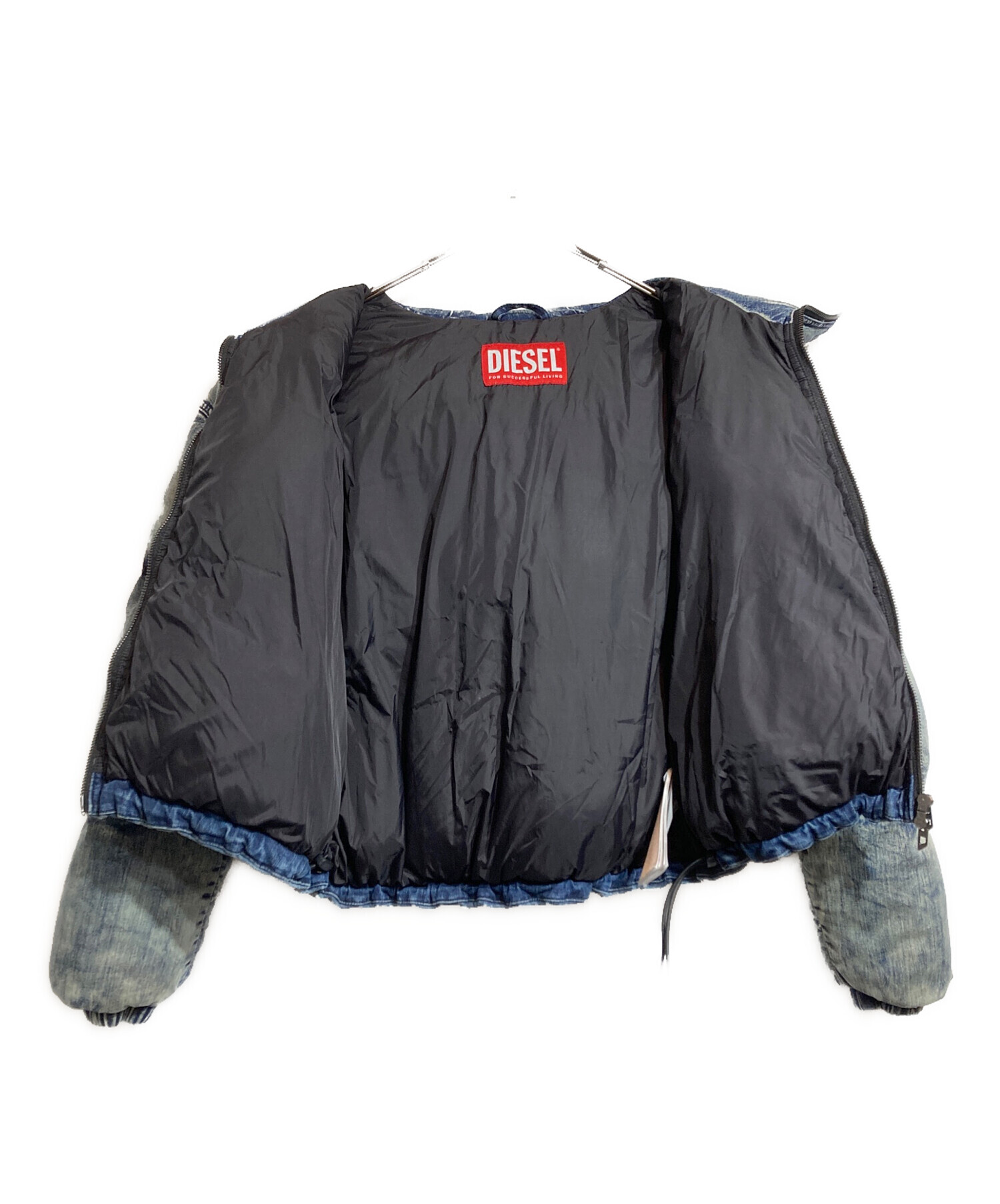 中古・古着通販】DIESEL (ディーゼル) W-AVESデニムダウンジャケット