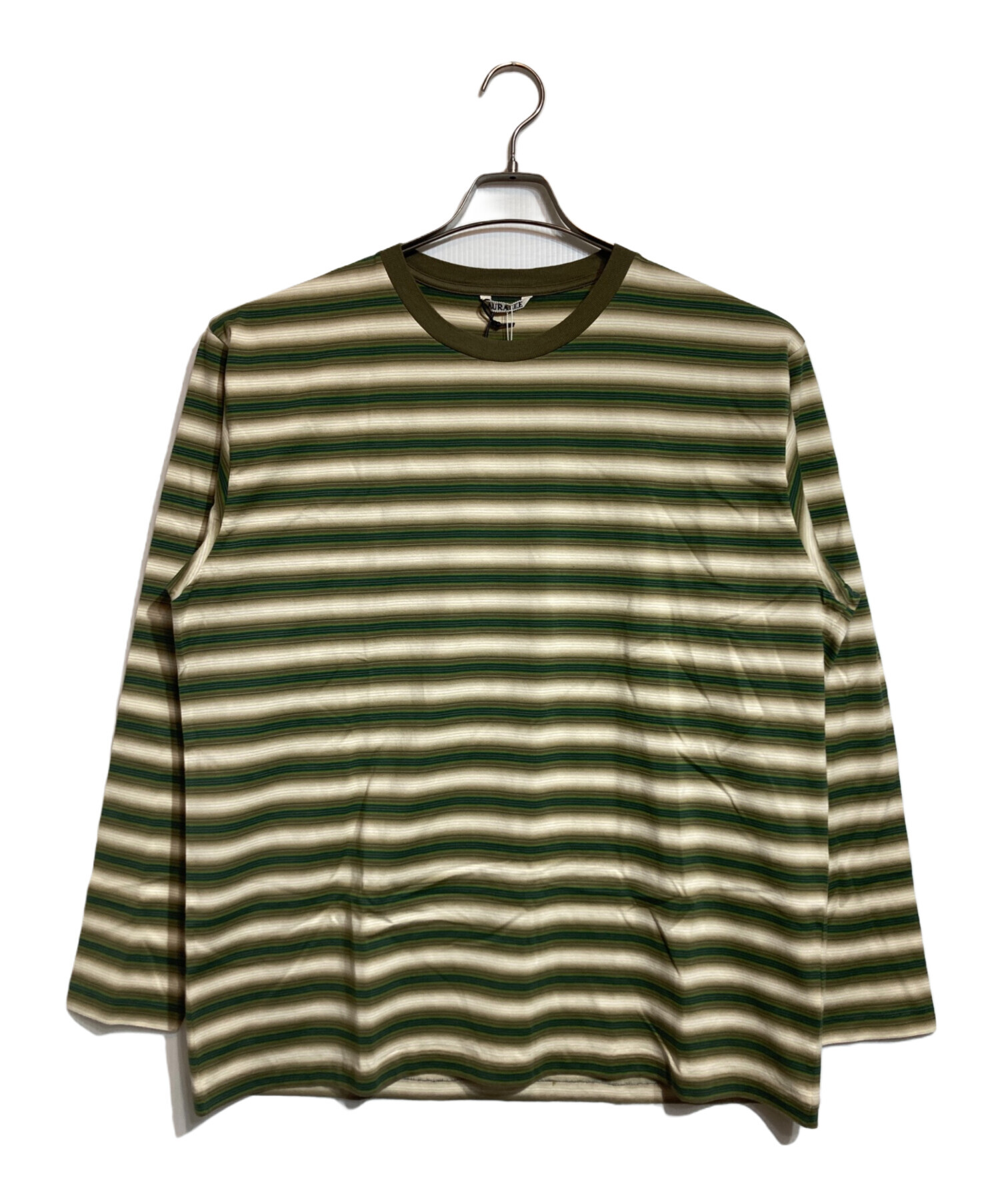 中古・古着通販】AURALEE (オーラリー) GRADIENT STRIPE JERSEY L/S